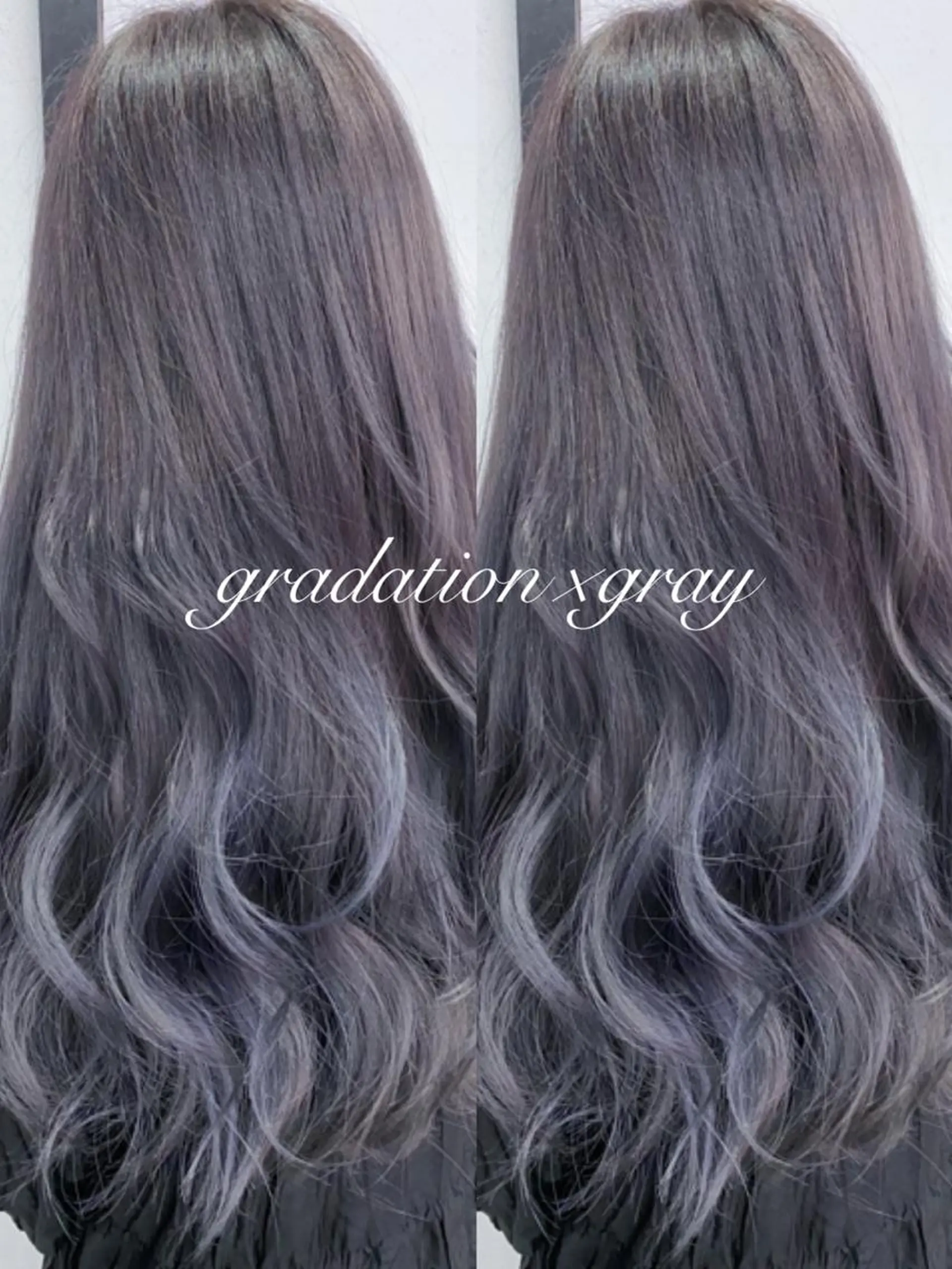 ロング カラー グラデーションカラー 横浜🍒ルーツカラー エクステ／RIEのヘアスタイル