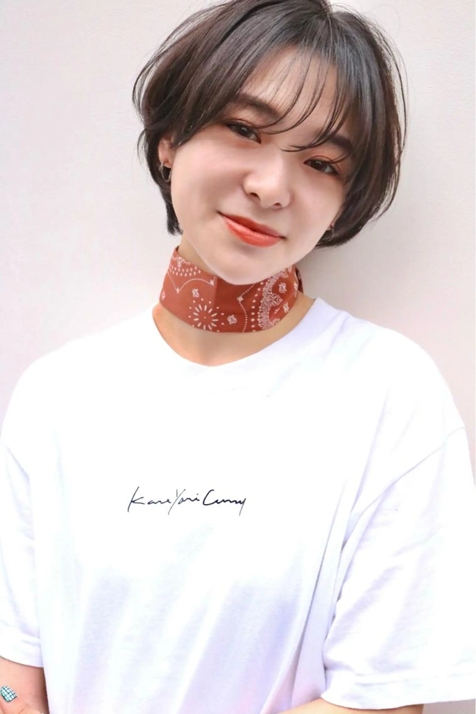 ショート カラー カット ヘアカラー トリートメント 似合わせカラーパーマ 🌿kitin米川のヘアスタイル