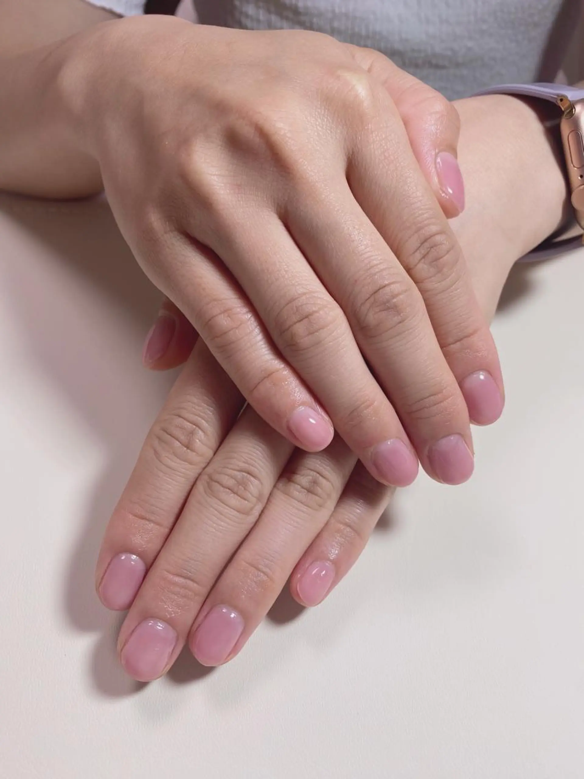 ネイル オフィスネイル シンプルネイル ハンドネイル Nail Salon K 🧸美爪育成のネイルデザイン