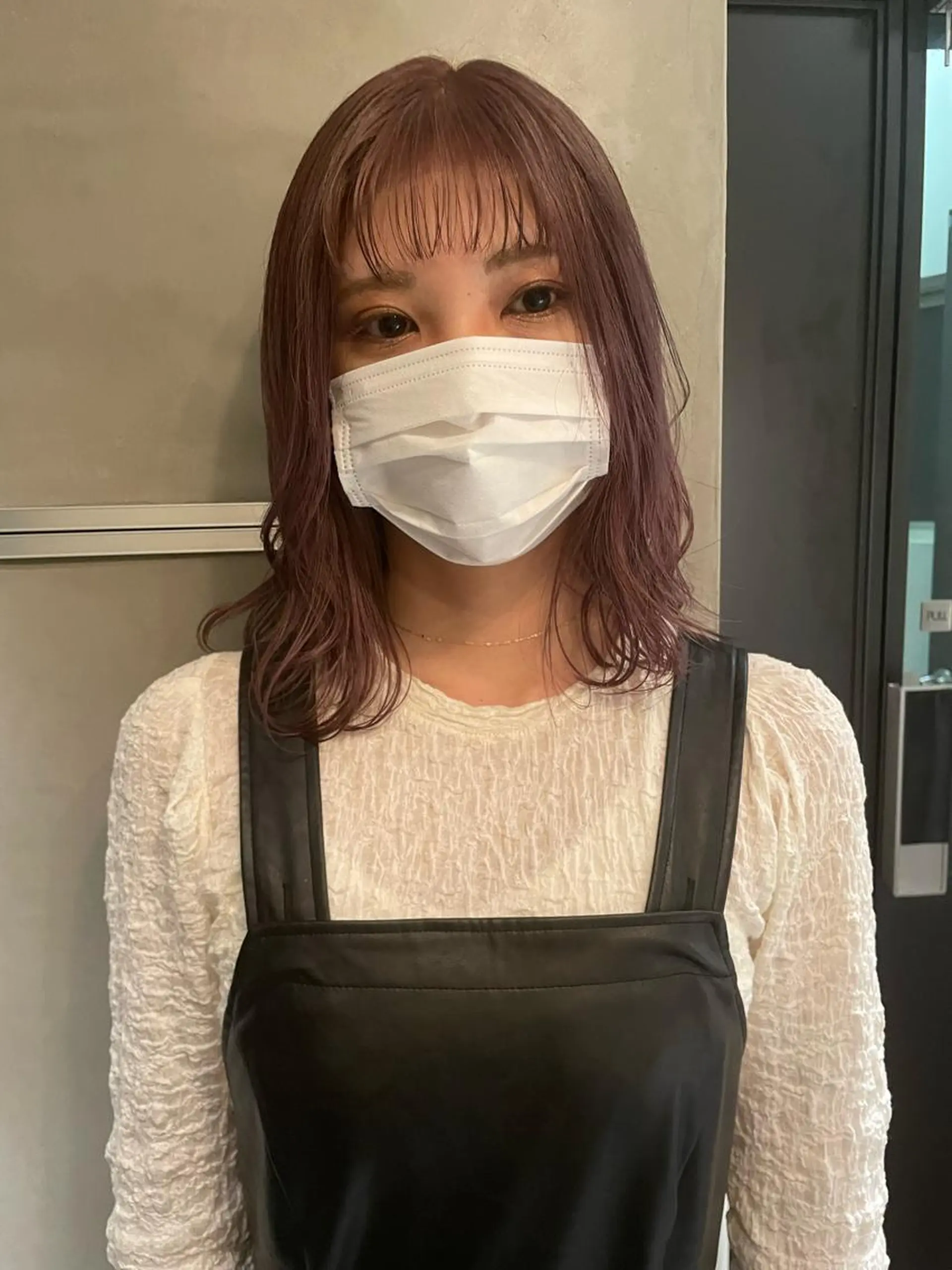 セミロング カラー classic 新横浜所属・大人girly🛋️ 🤍yukakoのヘアスタイル