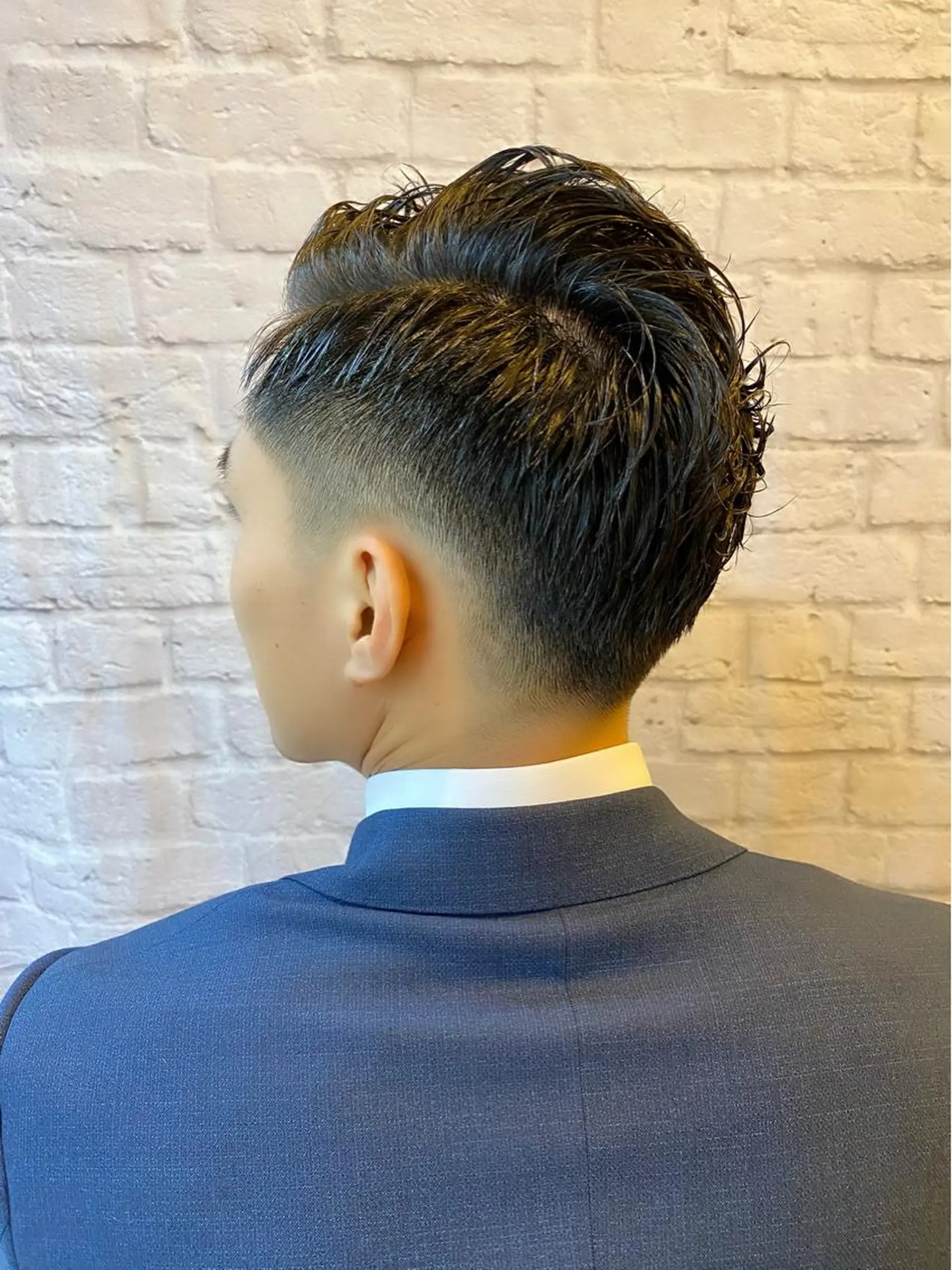 ミディアム パーマ ヘアアレンジ メンズ カット パーマ 【メンズカット】 黒田美穂のヘアスタイル