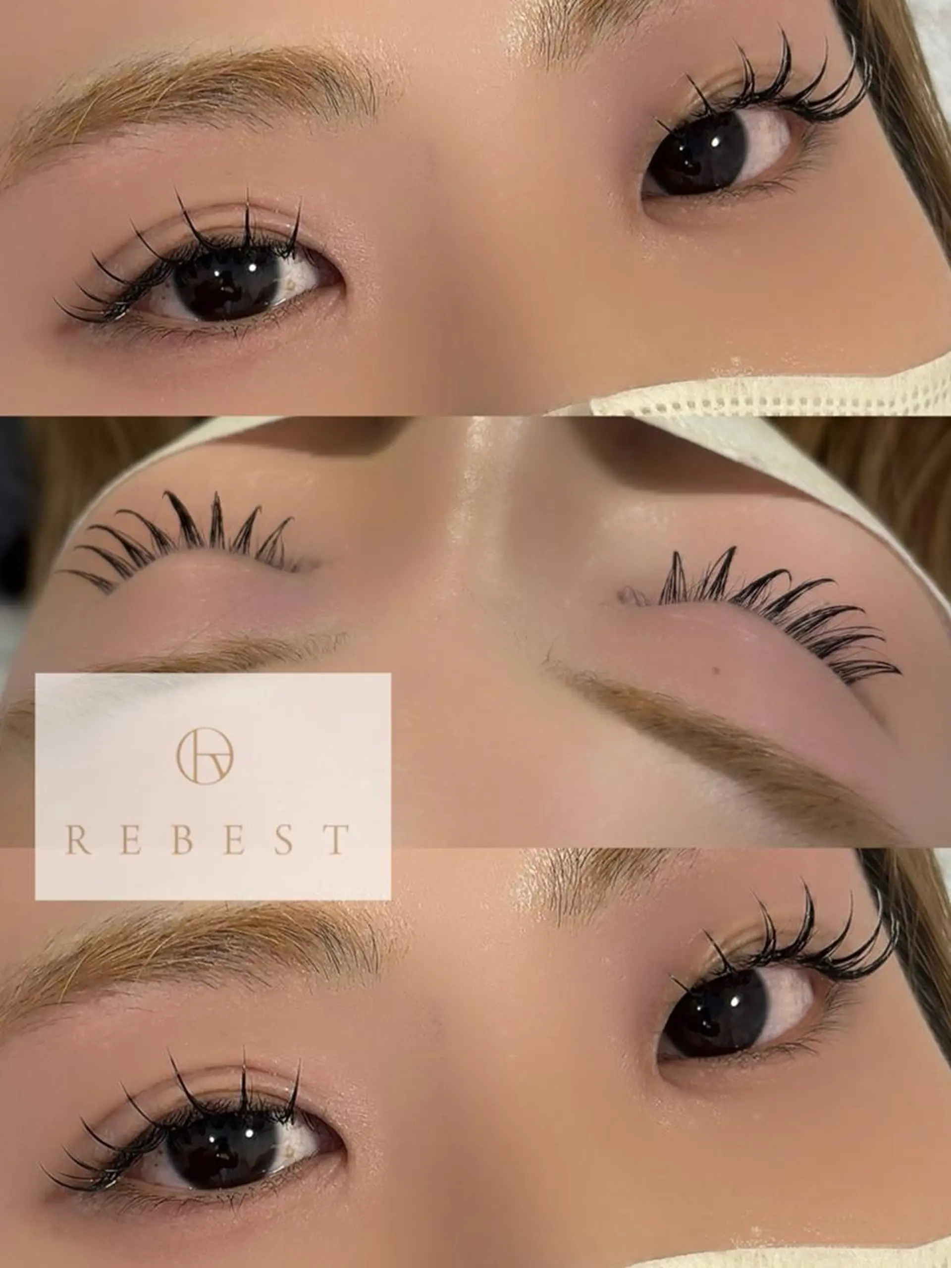 マツエク・マツパ ＲＥＢＥＳＴ ｅｙｅｌａｓｈのマツエク・マツパデザイン