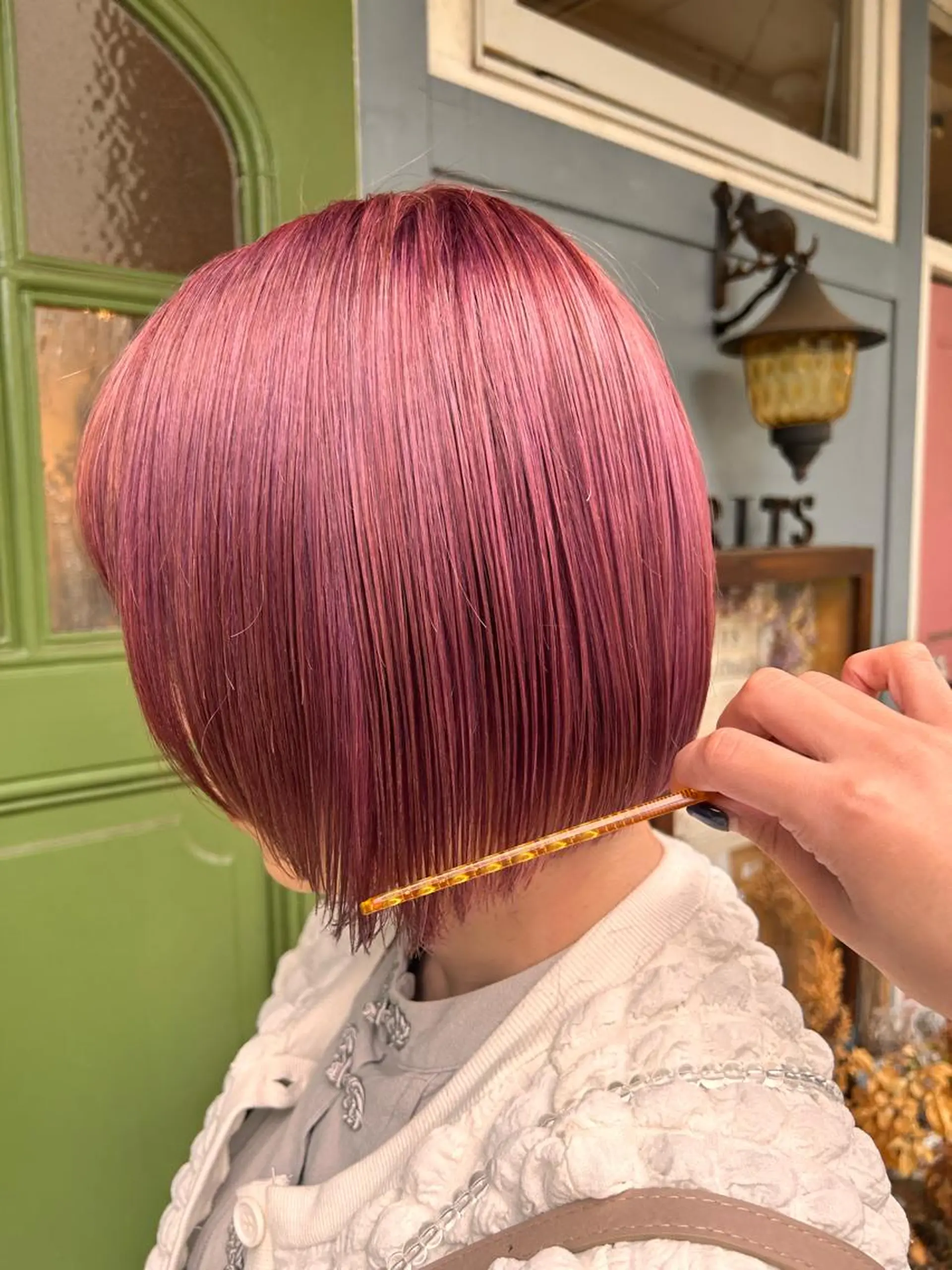 ショート カラー ヘアカラー トリートメント 清水千優/パーマ/透 明感カラー/メンズのヘアスタイル