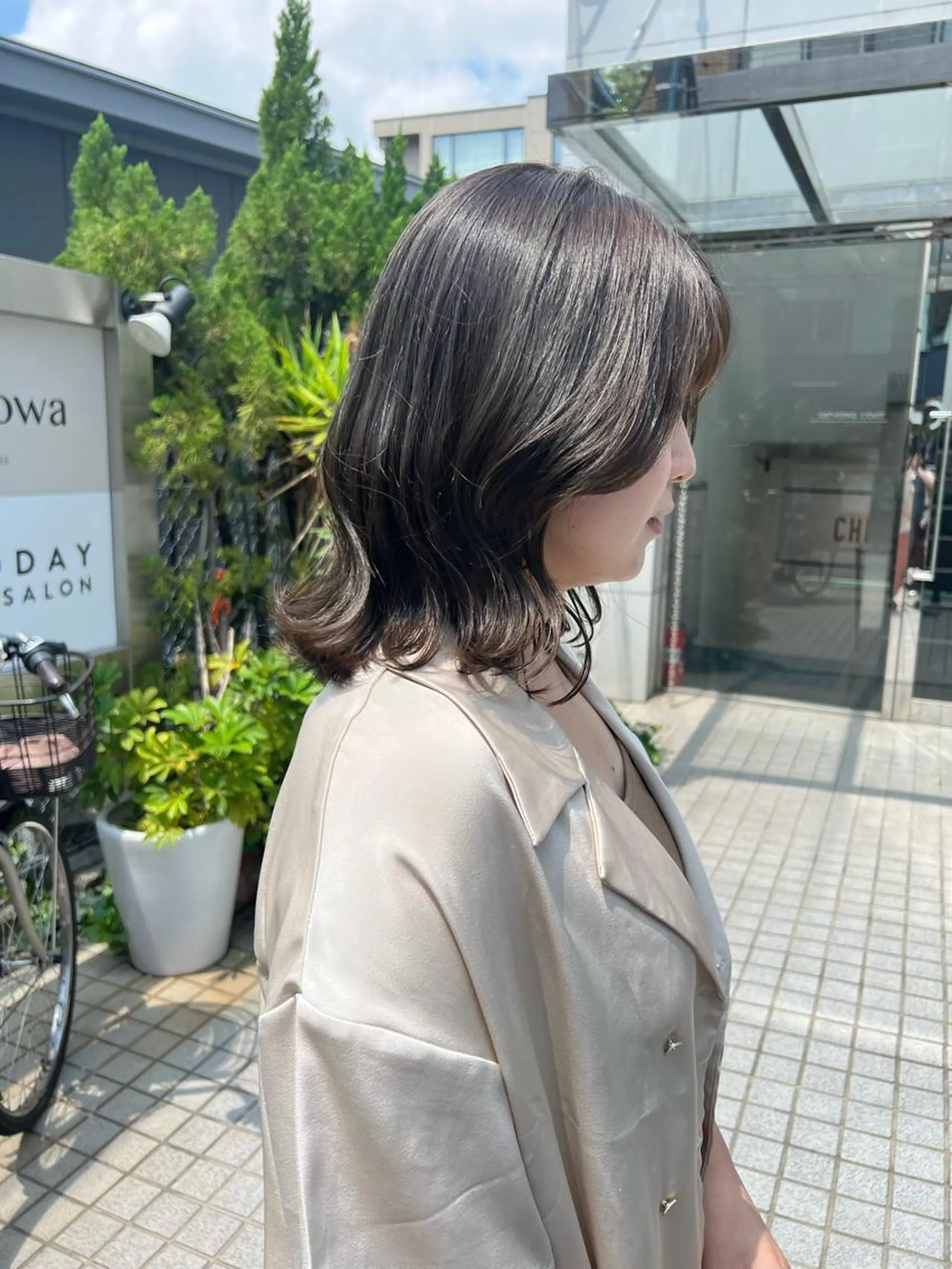 ミディアム カラー 似合わせヘア🫶🏻 つきいてるみのヘアスタイル