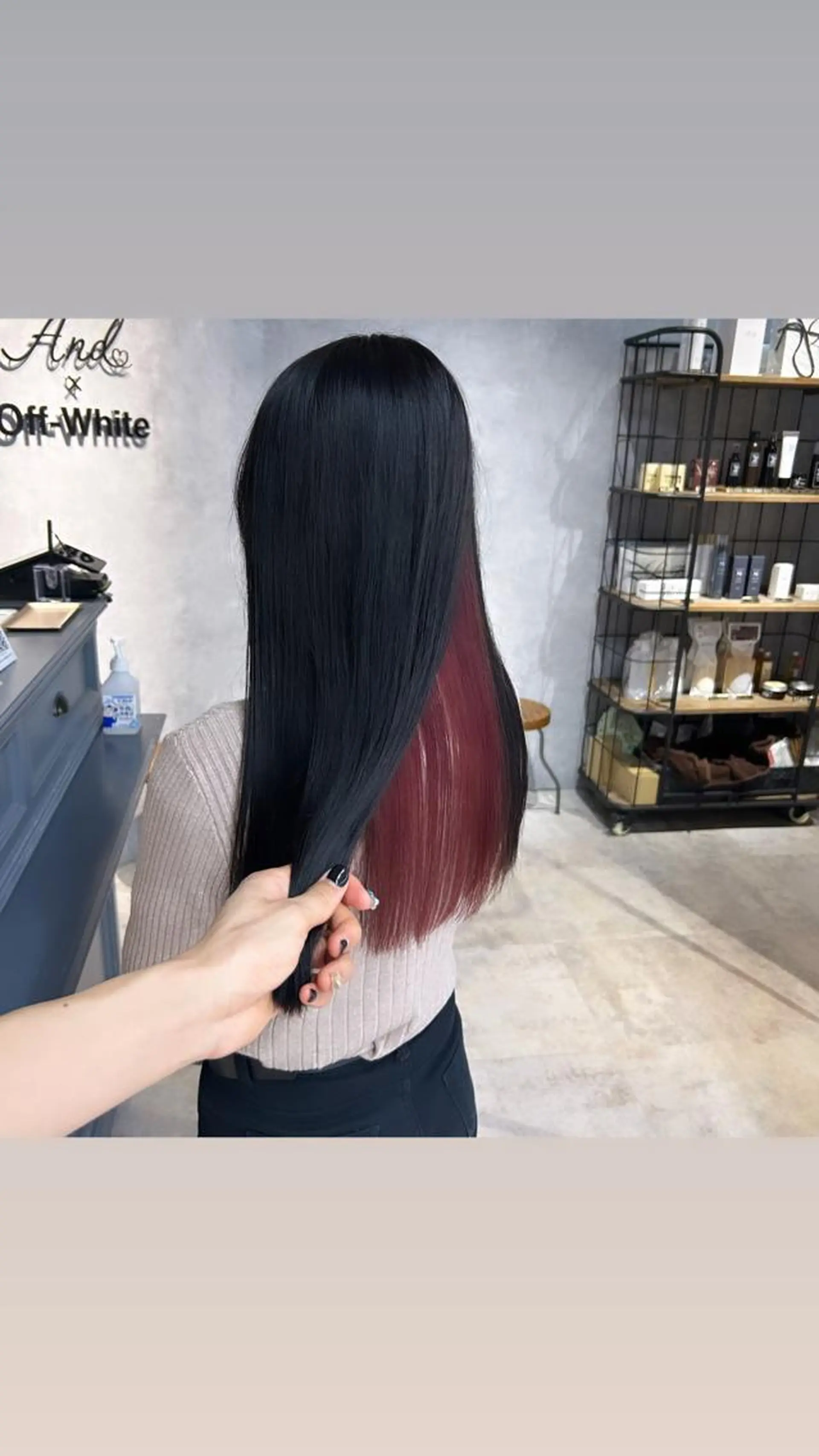 ロング 縮毛矯正・髪質改善 特化 出納 直起のヘアスタイル