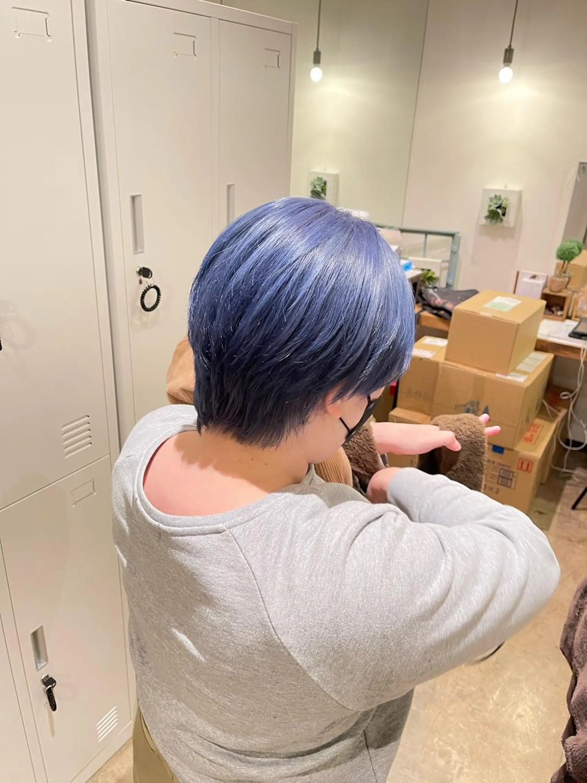 ショート 艶髪カラー😊 西久保光✂️のヘアスタイル