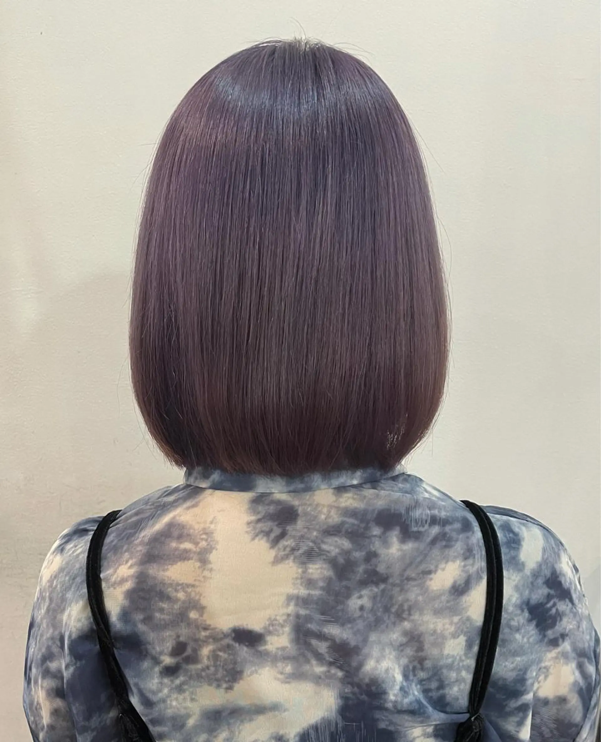 ミディアム カラー パープルカラー chiharu ボブ/レイヤーのヘアスタイル