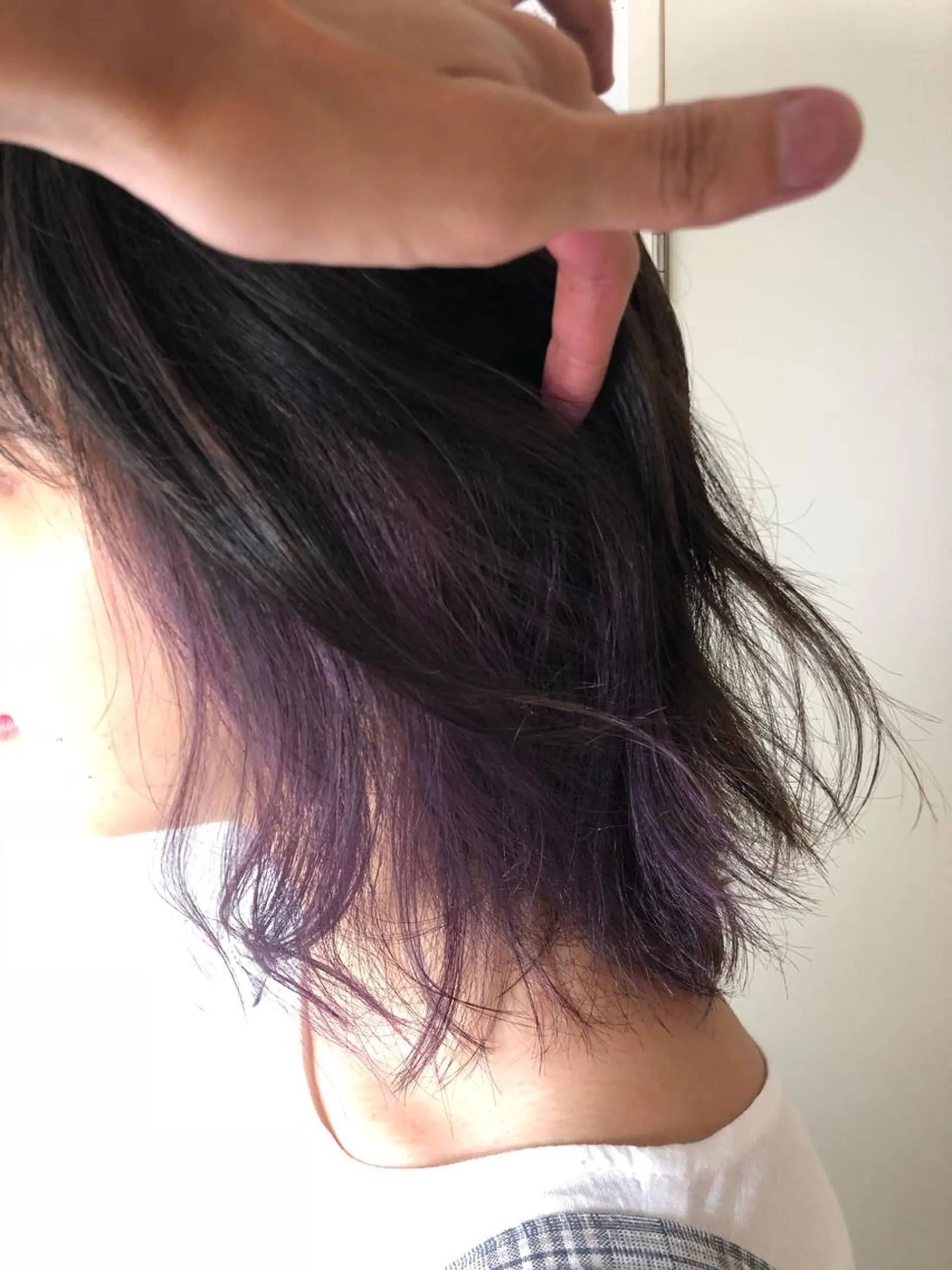 ミディアム カラー ラベンダーカラー 原宿サロン代表 デザインカラー伊藤卓のヘアスタイル