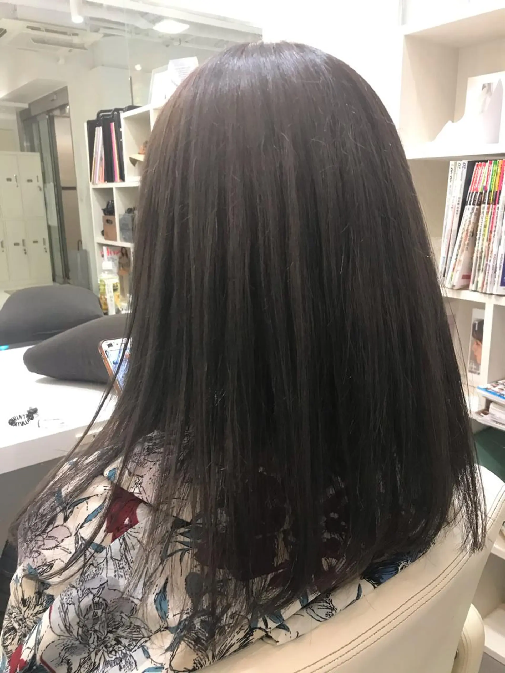 ミディアム カラー YASU🍎CUT 赤系カラー/ヘアケアのヘアスタイル