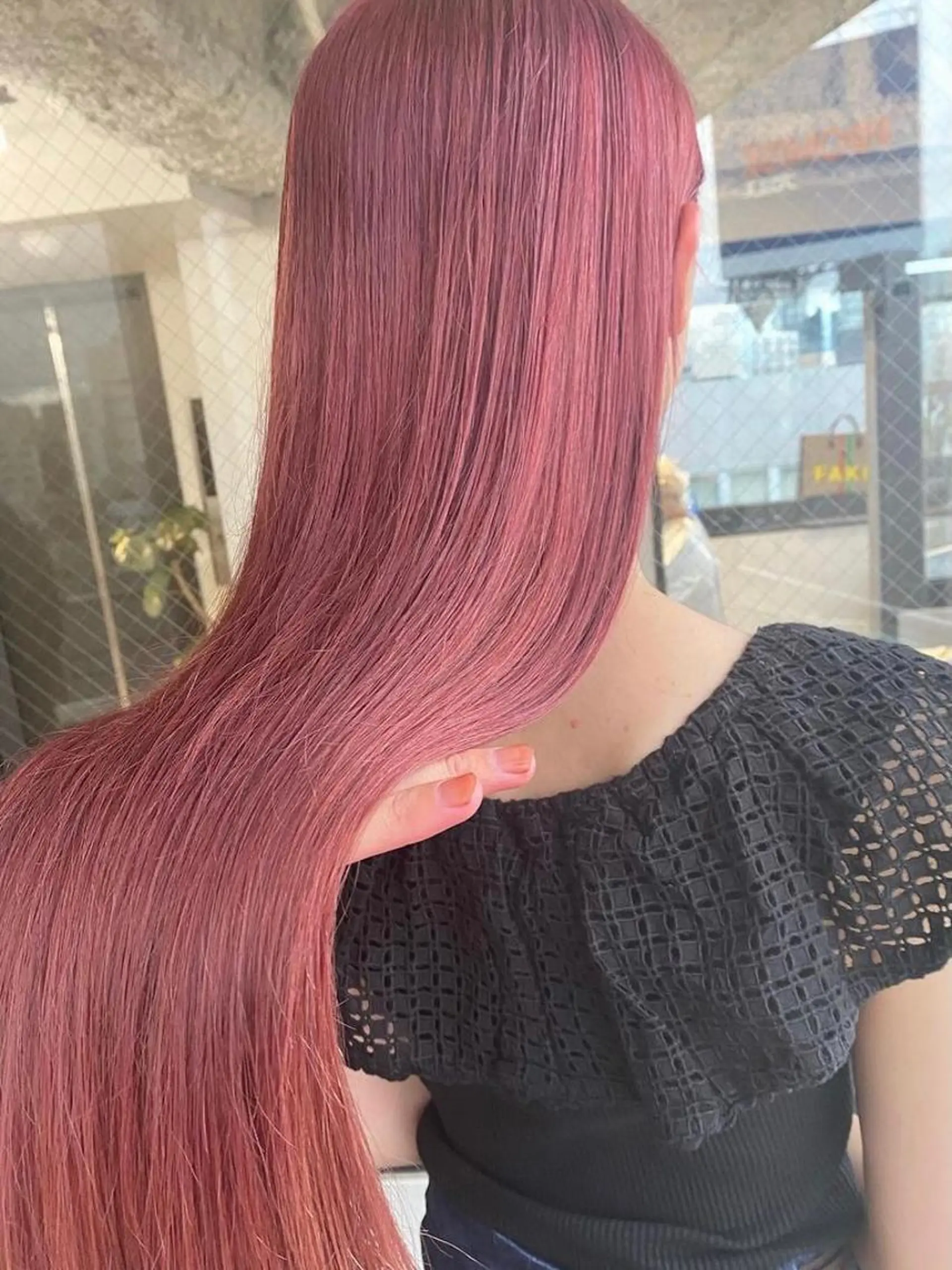 ロング カラー カット ヘアカラー トリートメント ｉｌｉ 大阪のヘアスタイル