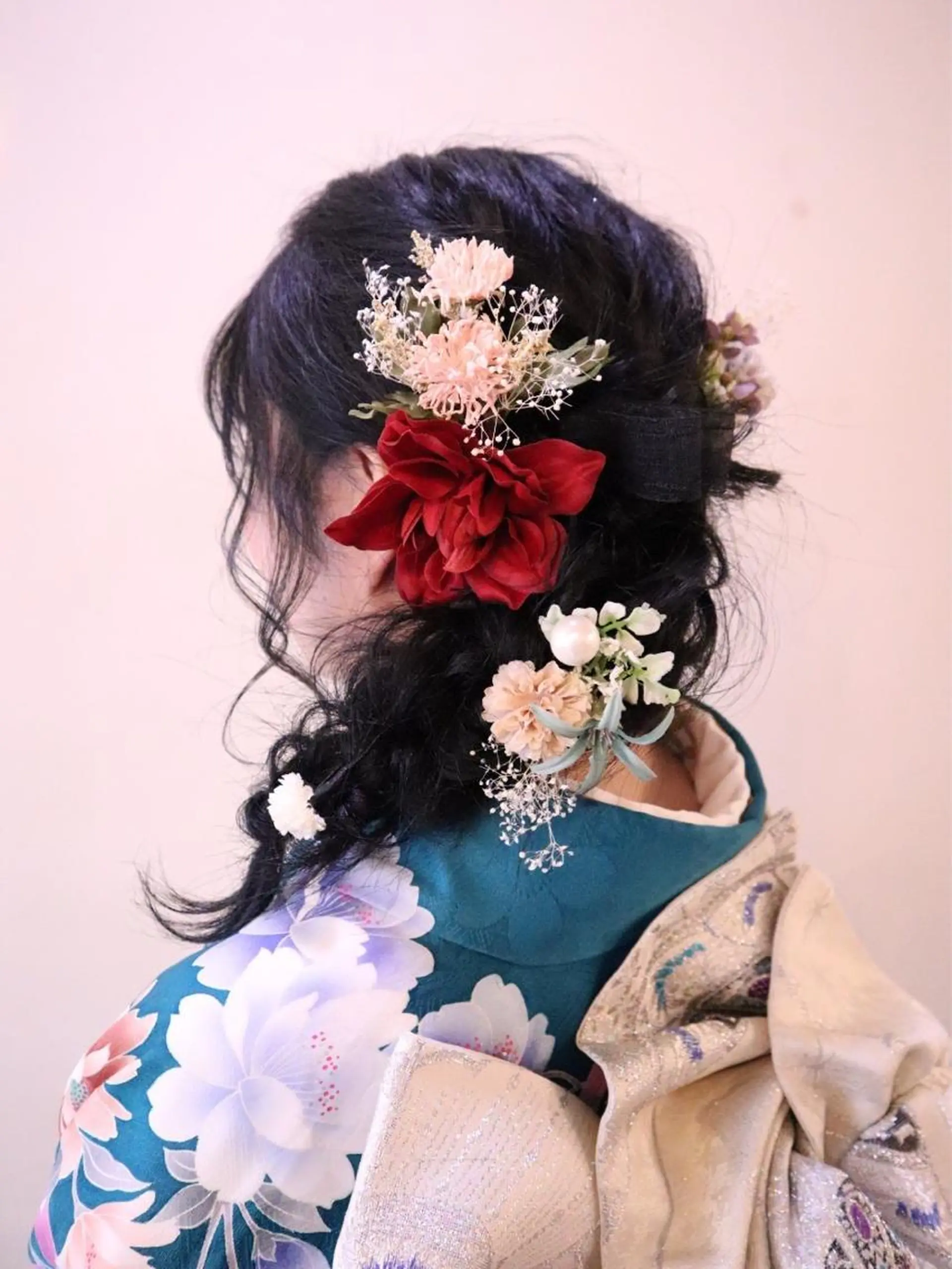 セミロング ヘアセット 玉邑 美菜のヘアスタイル