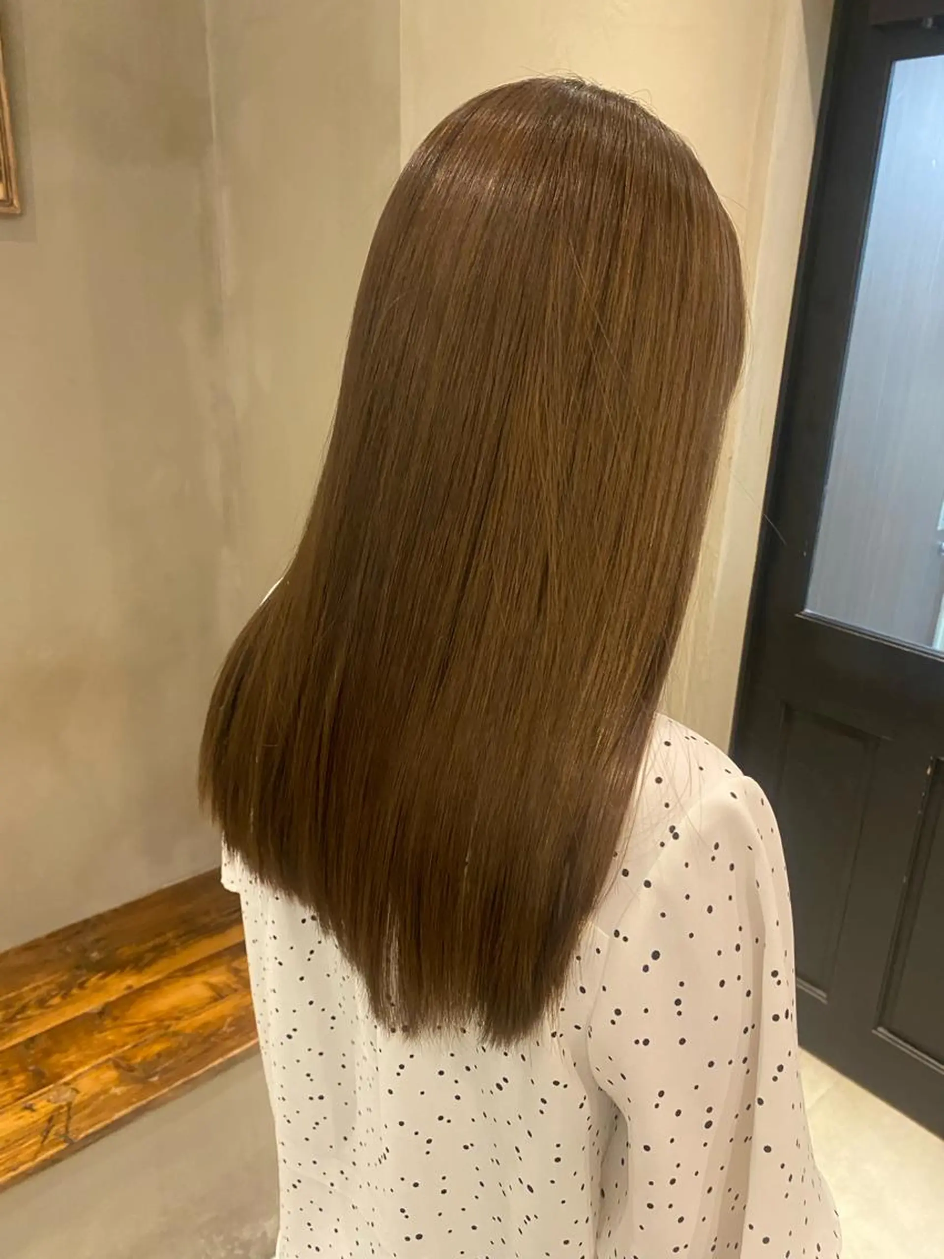 セミロング カット ヘアカラー トリートメント 顔周りcut・ご相談 ＝新宿しずく🇰🇷のヘアスタイル