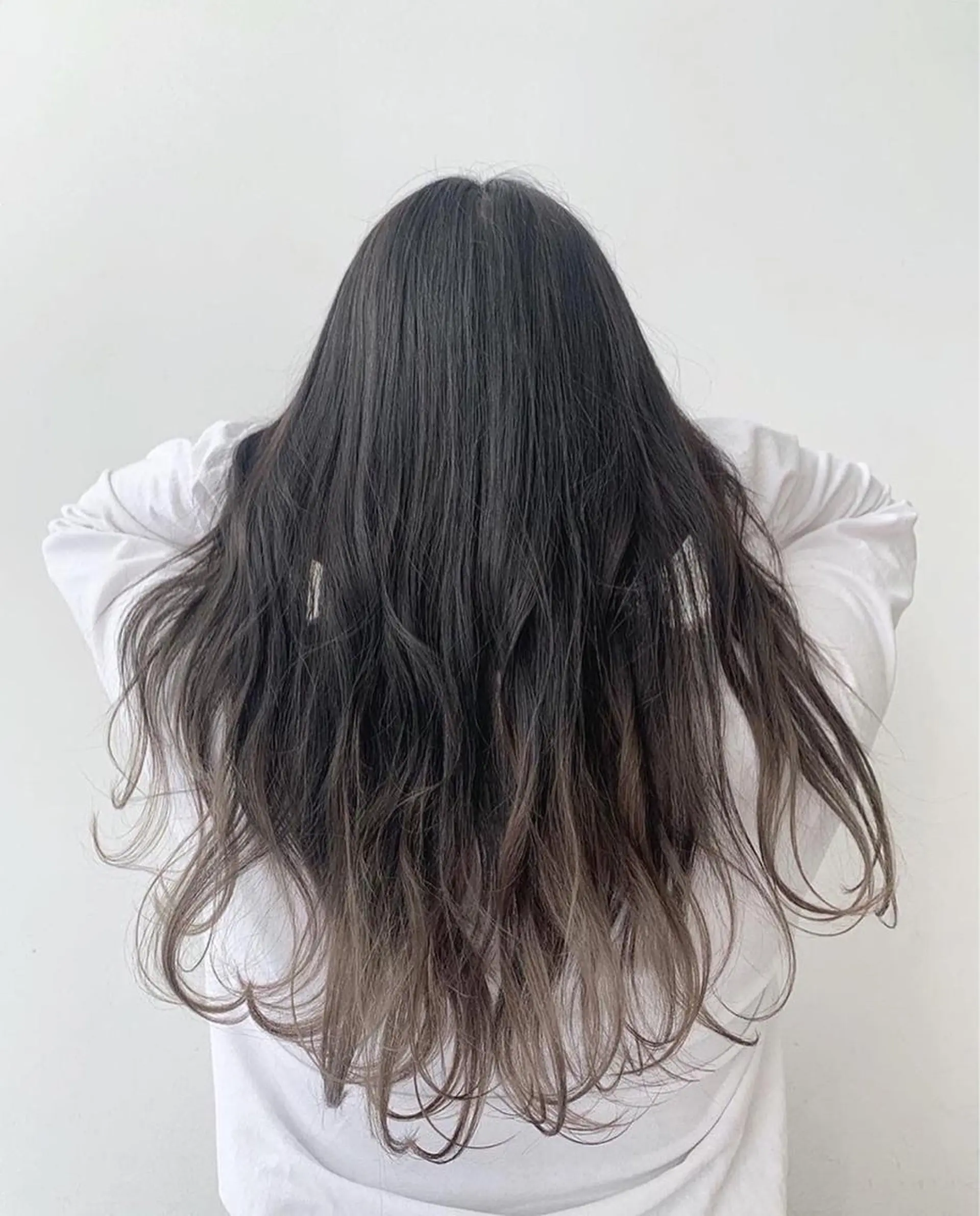 ロング カラー ヘアアレンジ キッズ ネイル マツエク・マツパ グラデーションカラー グラデーション 阿部 圭悟のヘアスタイル