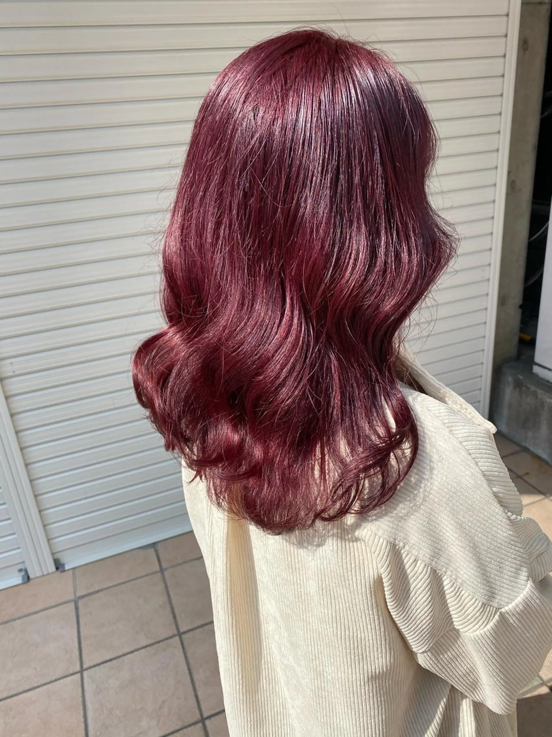 セミロング カラー 💗💗韓国レイヤー yu-ki💗💗のヘアスタイル