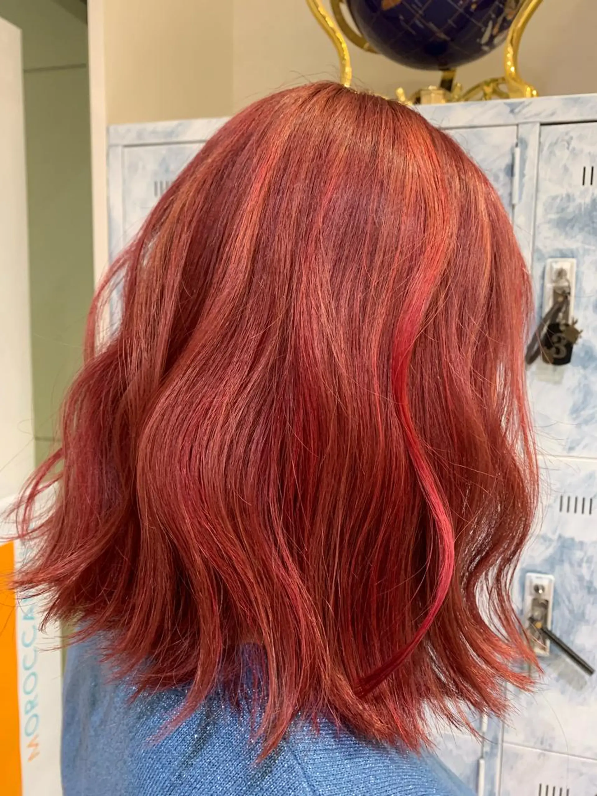 ミディアム カラー 韓国風ヘア 髪質改善/縮毛矯正 ツヤ髪🩷さつきのヘアスタイル