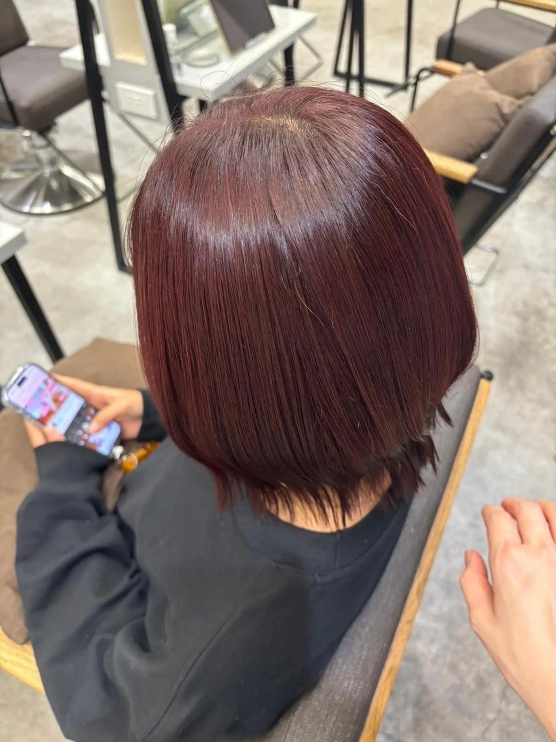 ミディアム ヘアカラー 絶対綺麗な暖色カラー 🎯あります✨増渕✨のヘアスタイル