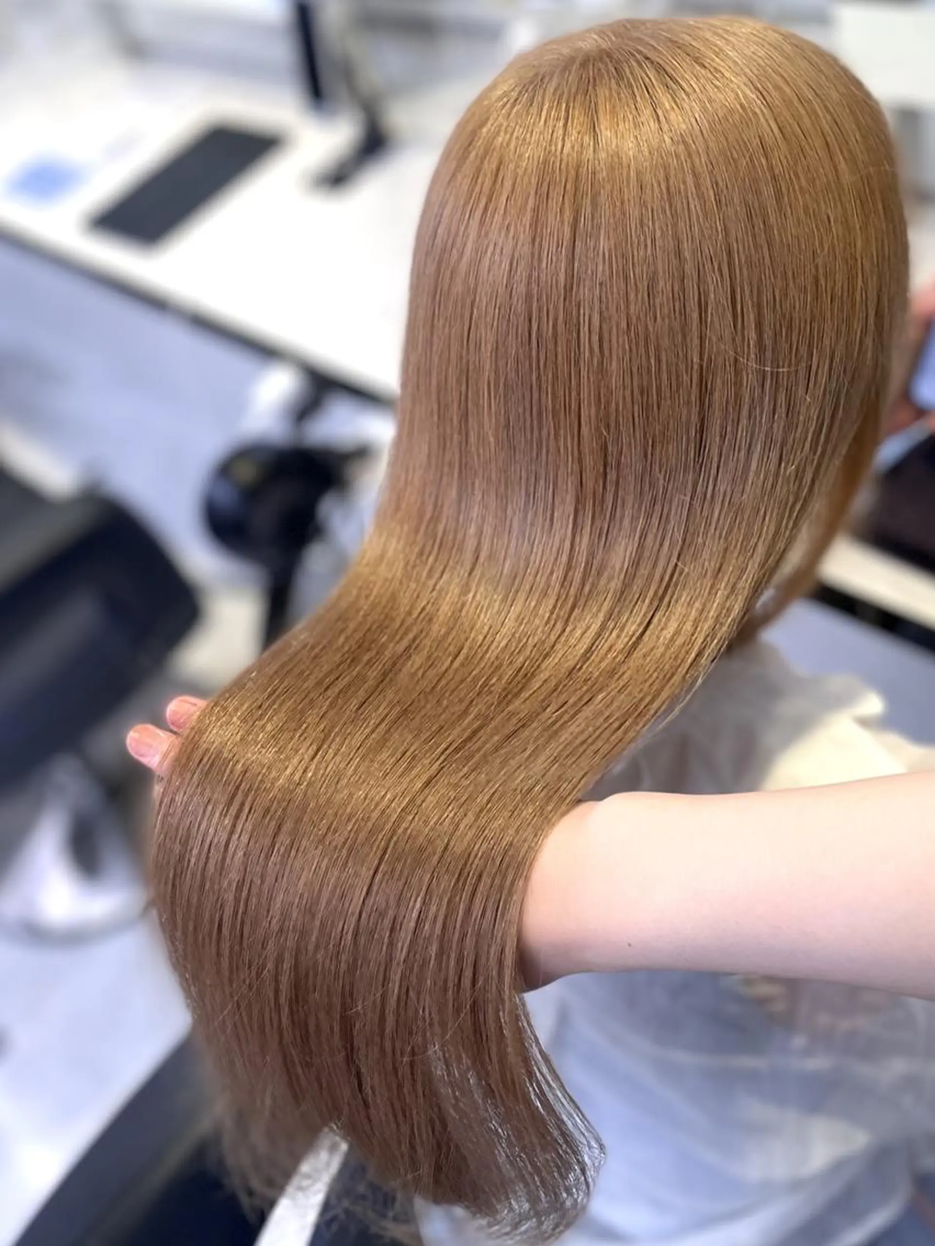 カラー ヘアカラー トリートメント 春の明るめ韓国カラー 🌸JUICE原宿のヘアスタイル