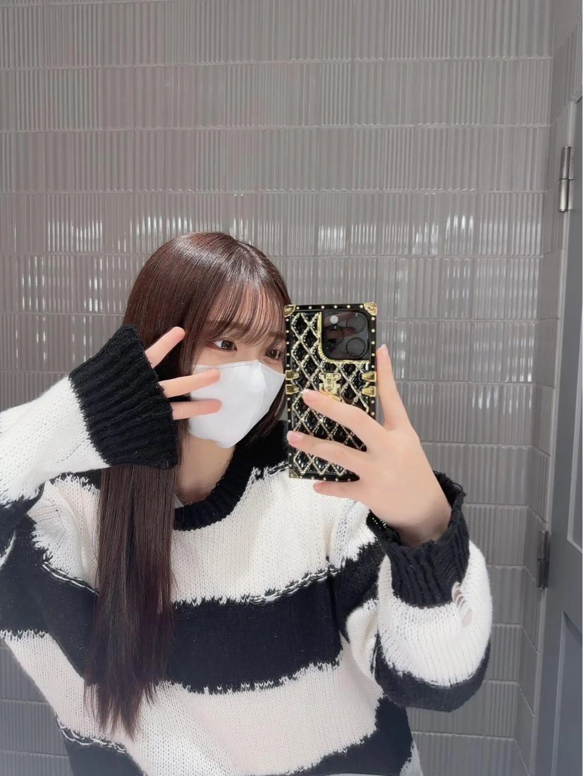 ロング カラー unopulir 景山　凌のヘアスタイル