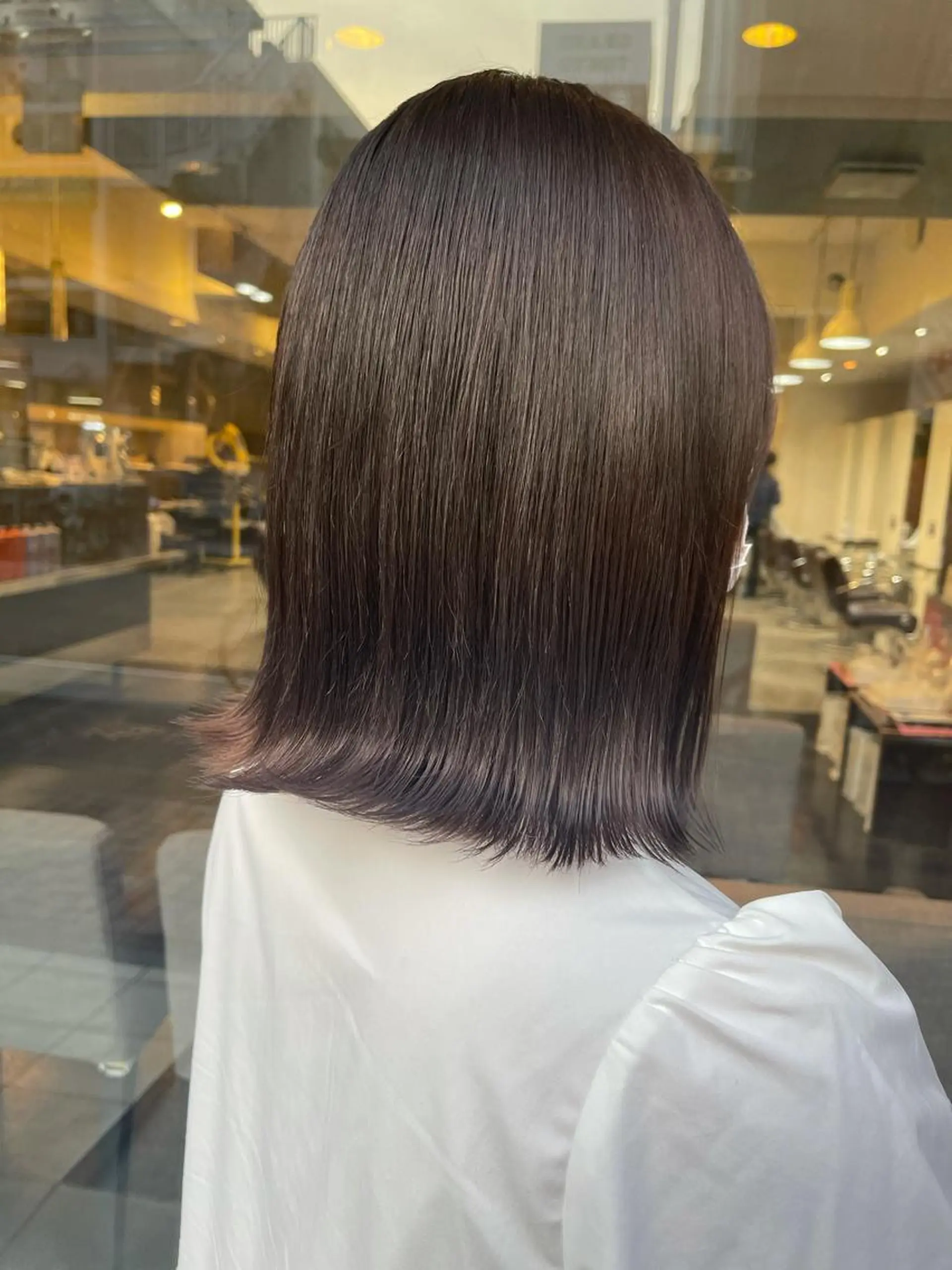 カラー 髪質改善 ヘアカラー トリートメント ユナ🌙 nailのネイルデザイン