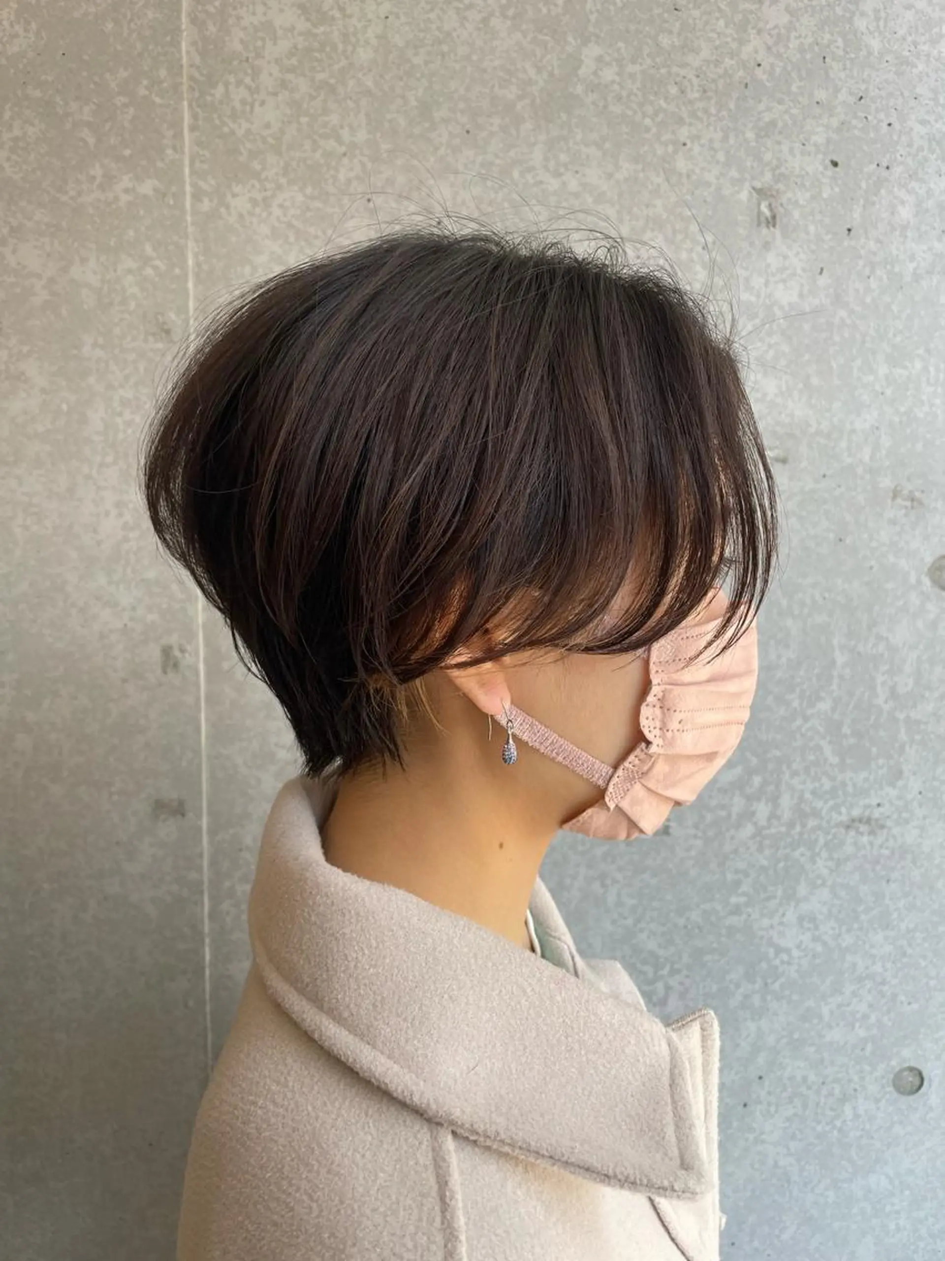 ショート カット ヘアカラー トリートメント 🧸ショートカット 🤎店長anju🪽のヘアスタイル