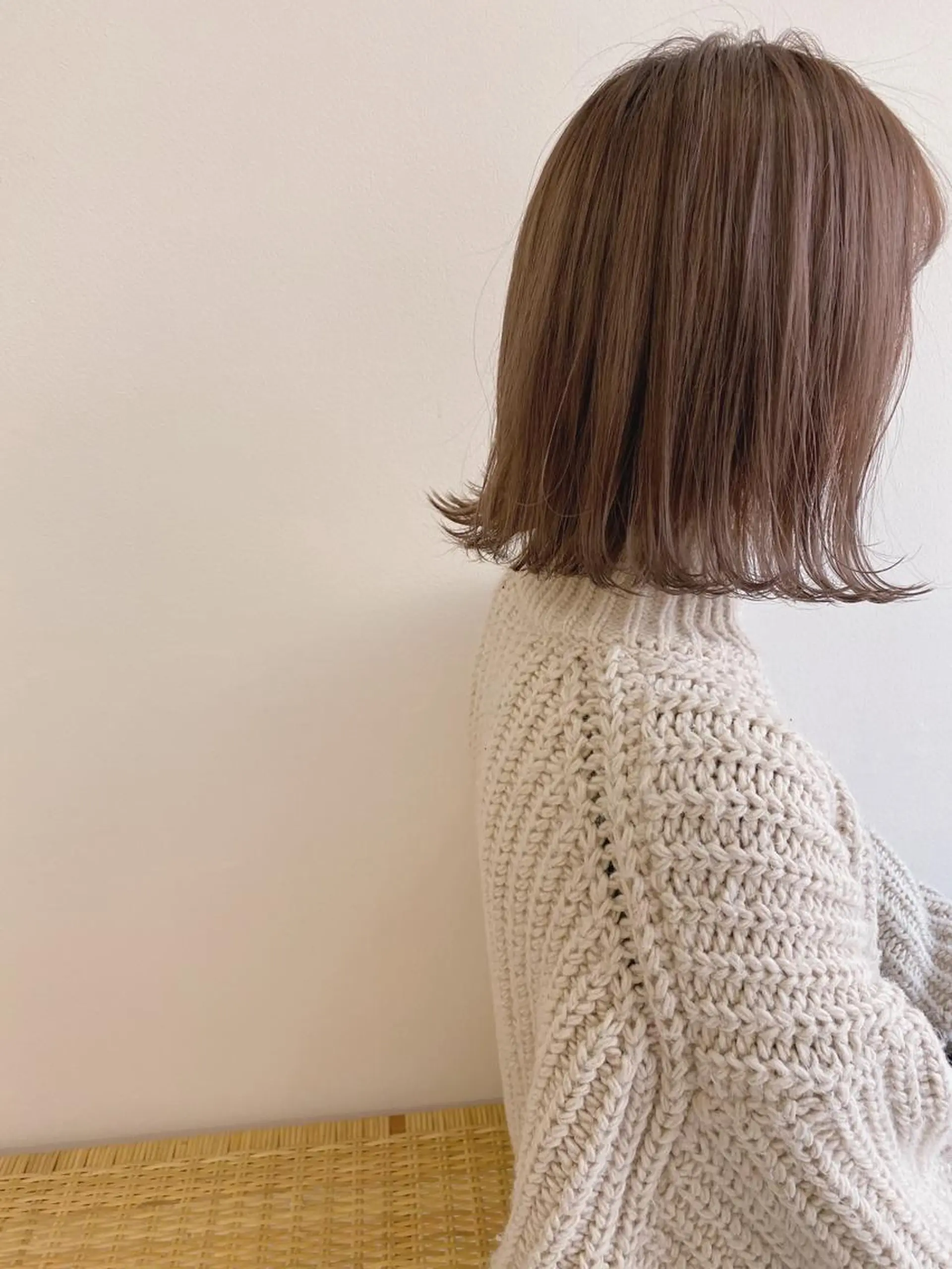 ショート カラー 顔周りレイヤー/韓国 ブリーチminamiのヘアスタイル