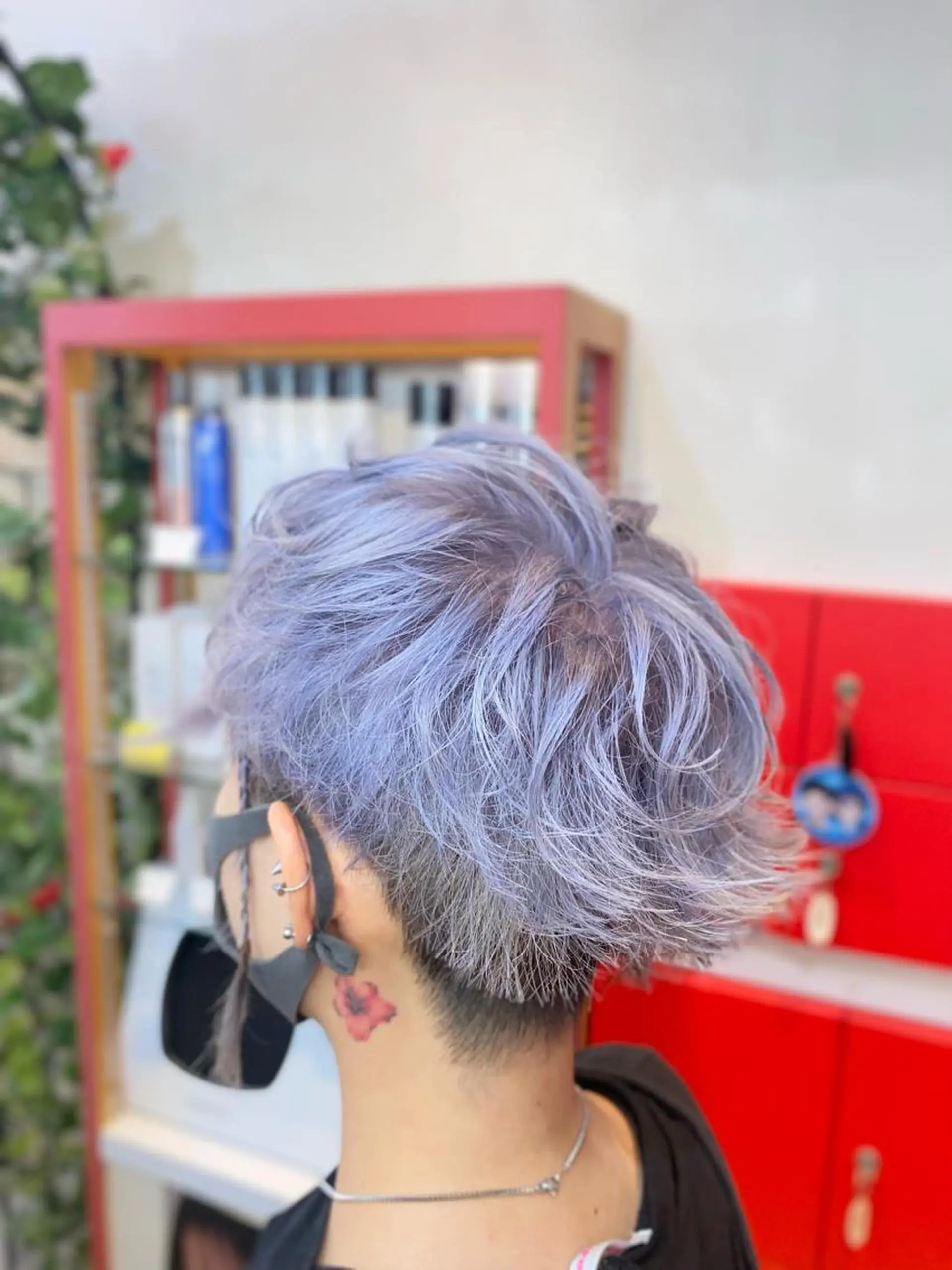 ショート ヘアカラー ゆぴ☾‪/推しカラー /ハイトーンのヘアスタイル