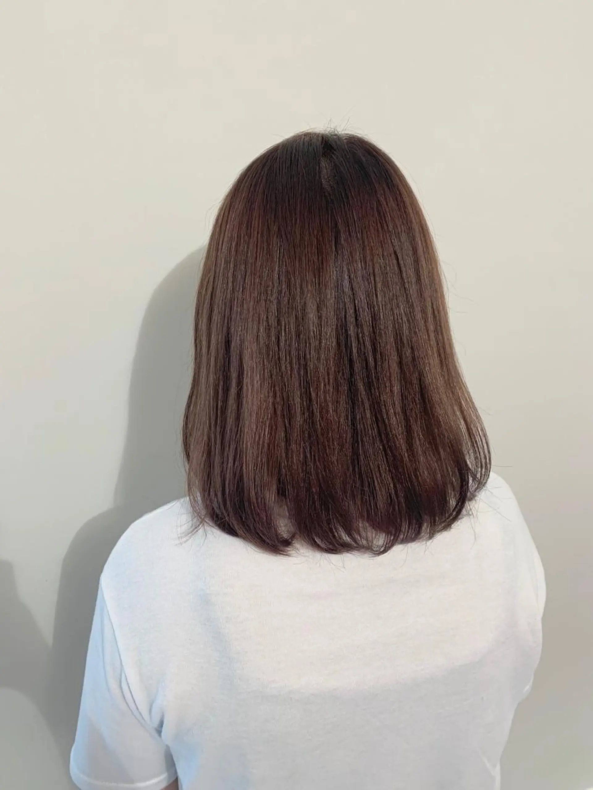 ミディアム カラー パーマ ヘアアレンジ 加藤 綾華のヘアスタイル