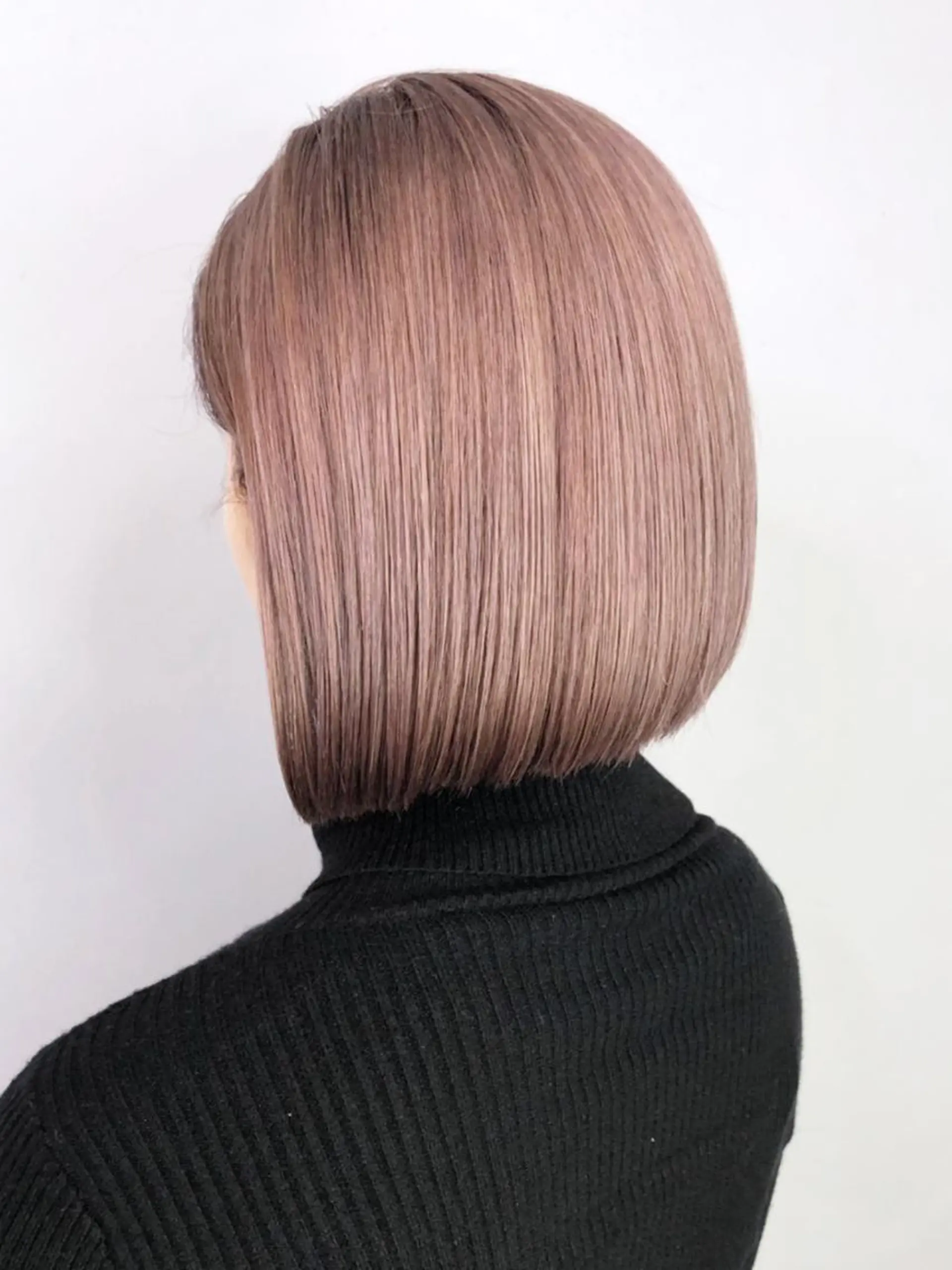 ミディアム カラー パーマ ヘアアレンジ ベージュカラー ピンクカラー ピンクベージュ ボブ ITbyALBUM 八王子店のヘアスタイル