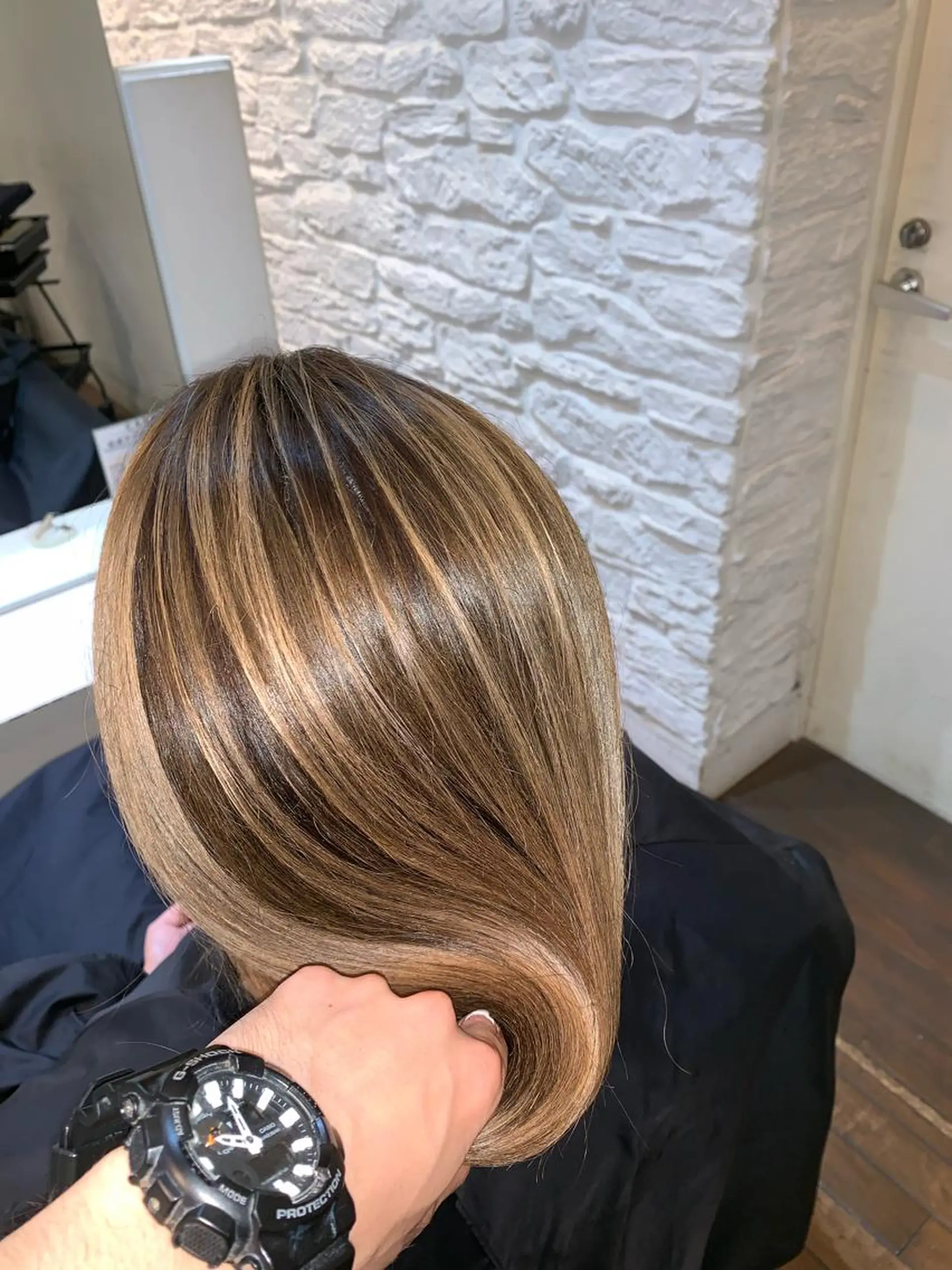 カラー バレイヤージュ 心斎橋なんば 大野竜輝のヘアスタイル