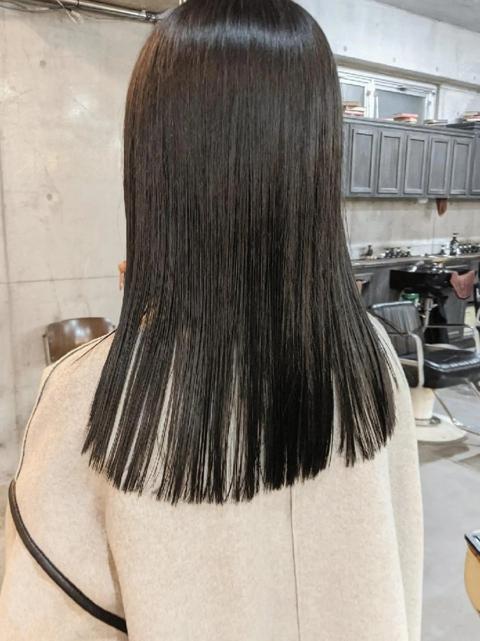 セミロング カラー ヘアアレンジ カット ヘアカラー トリートメント mowen RUIのヘアスタイル