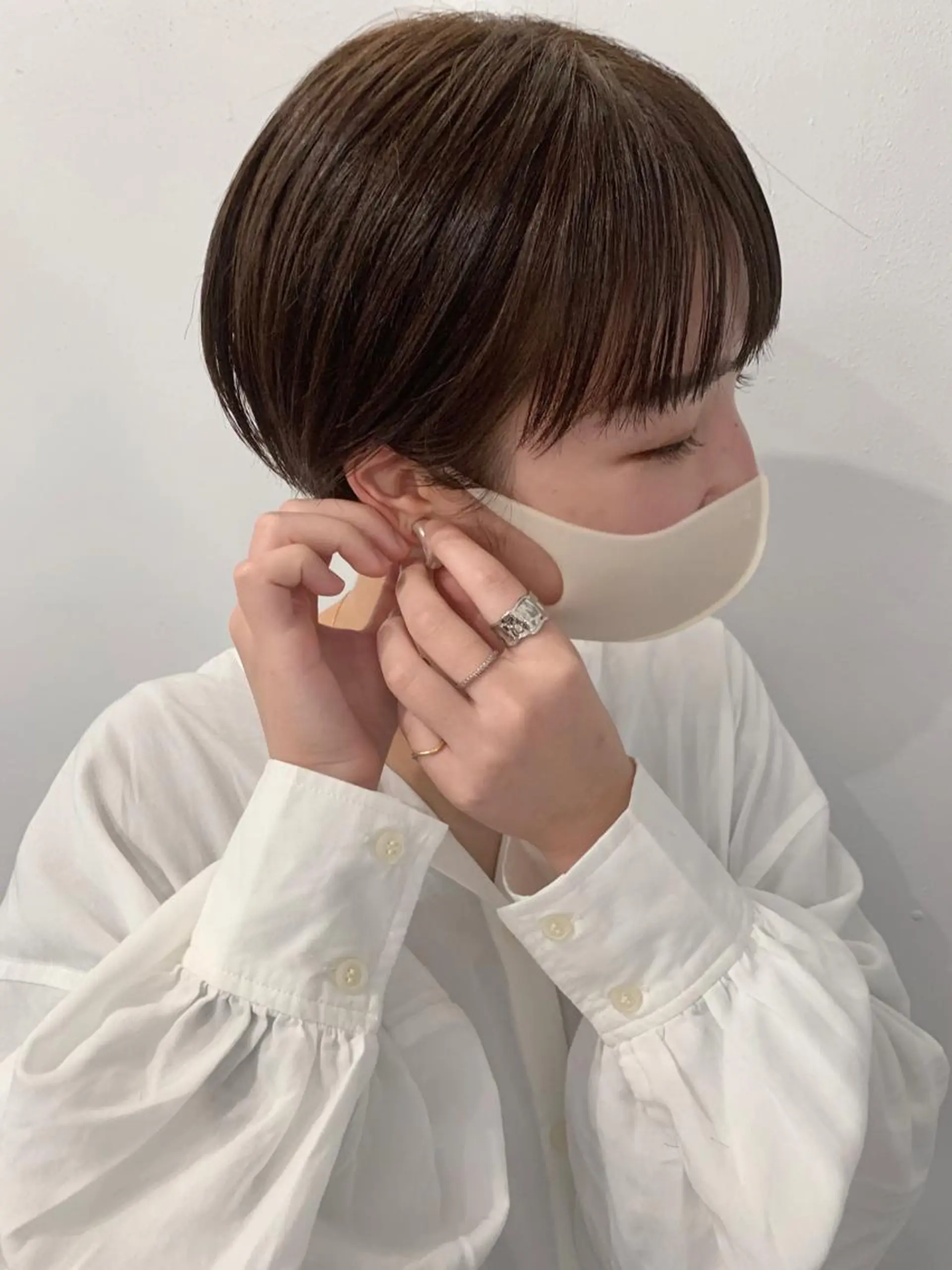 ショート ショートヘア カット ヘアカラー トリートメント 舘谷 愛莉のヘアスタイル