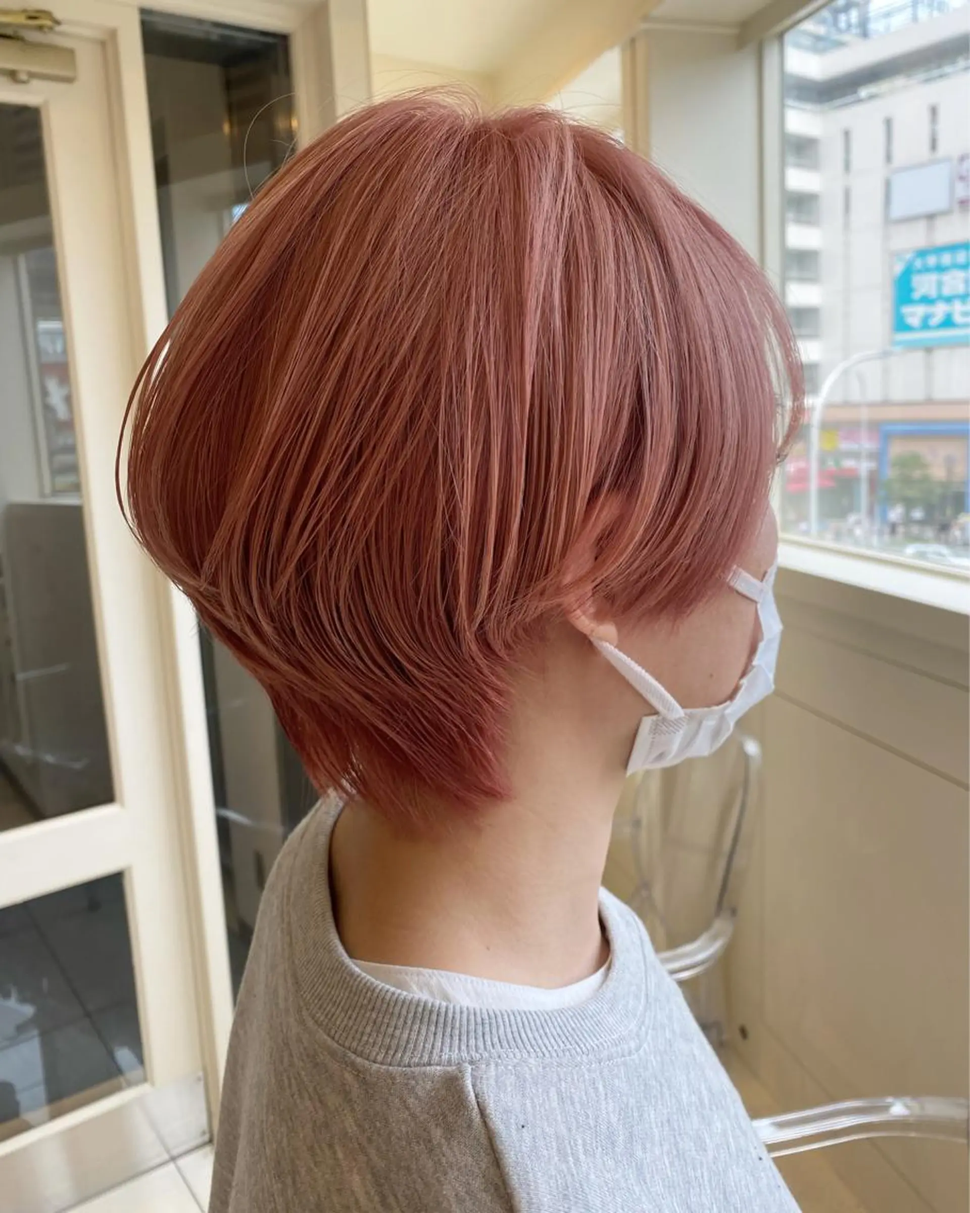 ショート ヘアカラー ヒラカホ/ ブリーチ/似合わせのヘアスタイル