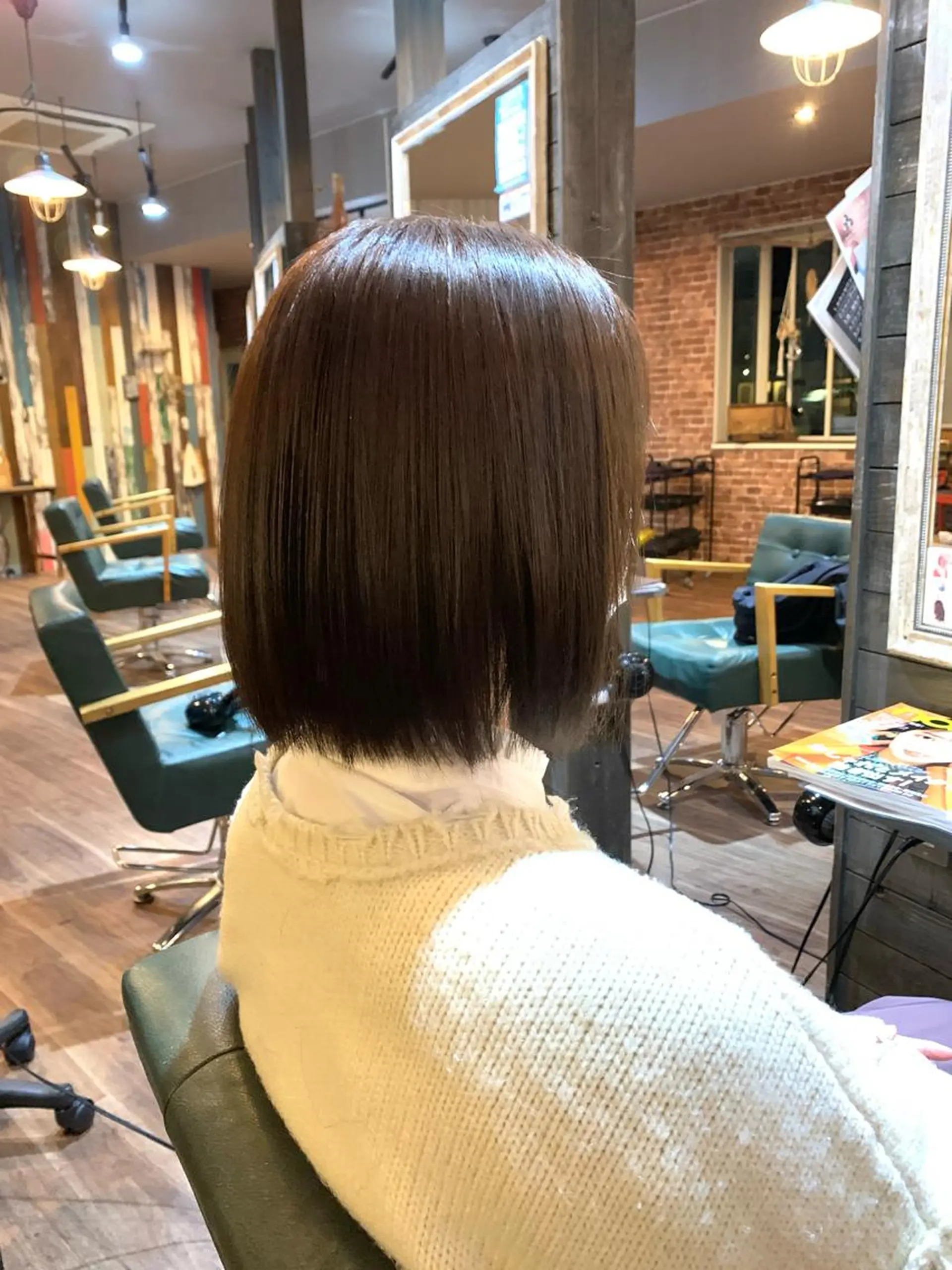 ショート カラー ヘアカラー トリートメント 河村 健太のヘアスタイル