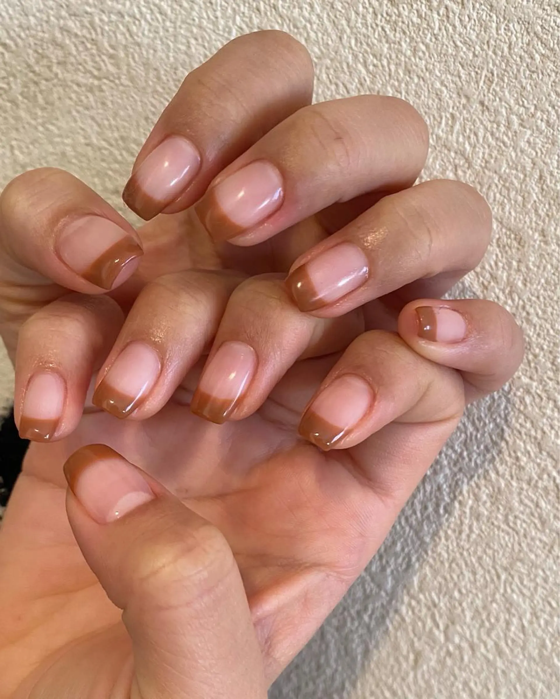 ネイル ブラウン lcoco nailのネイルデザイン