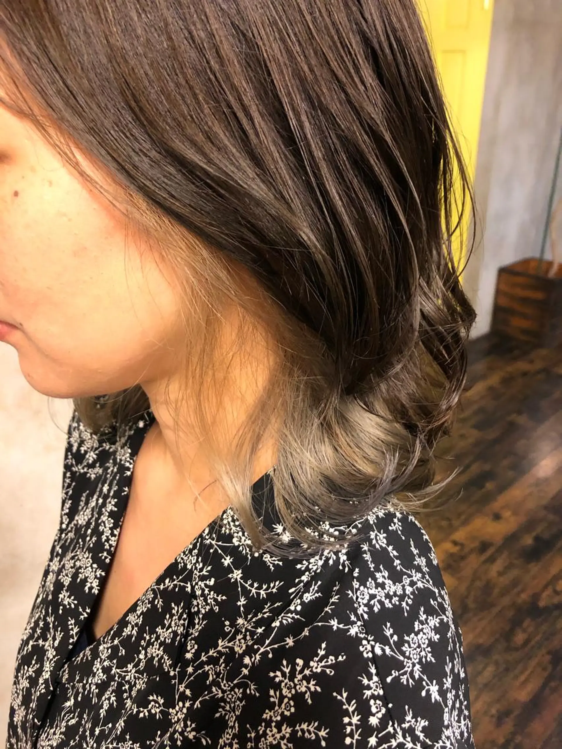 ショート カラー ブリーチ ケアブリーチ イヤリングカラー インナーカラー ヘアカラー ∮フェードスタイル∮ 加藤嘉陛のヘアスタイル