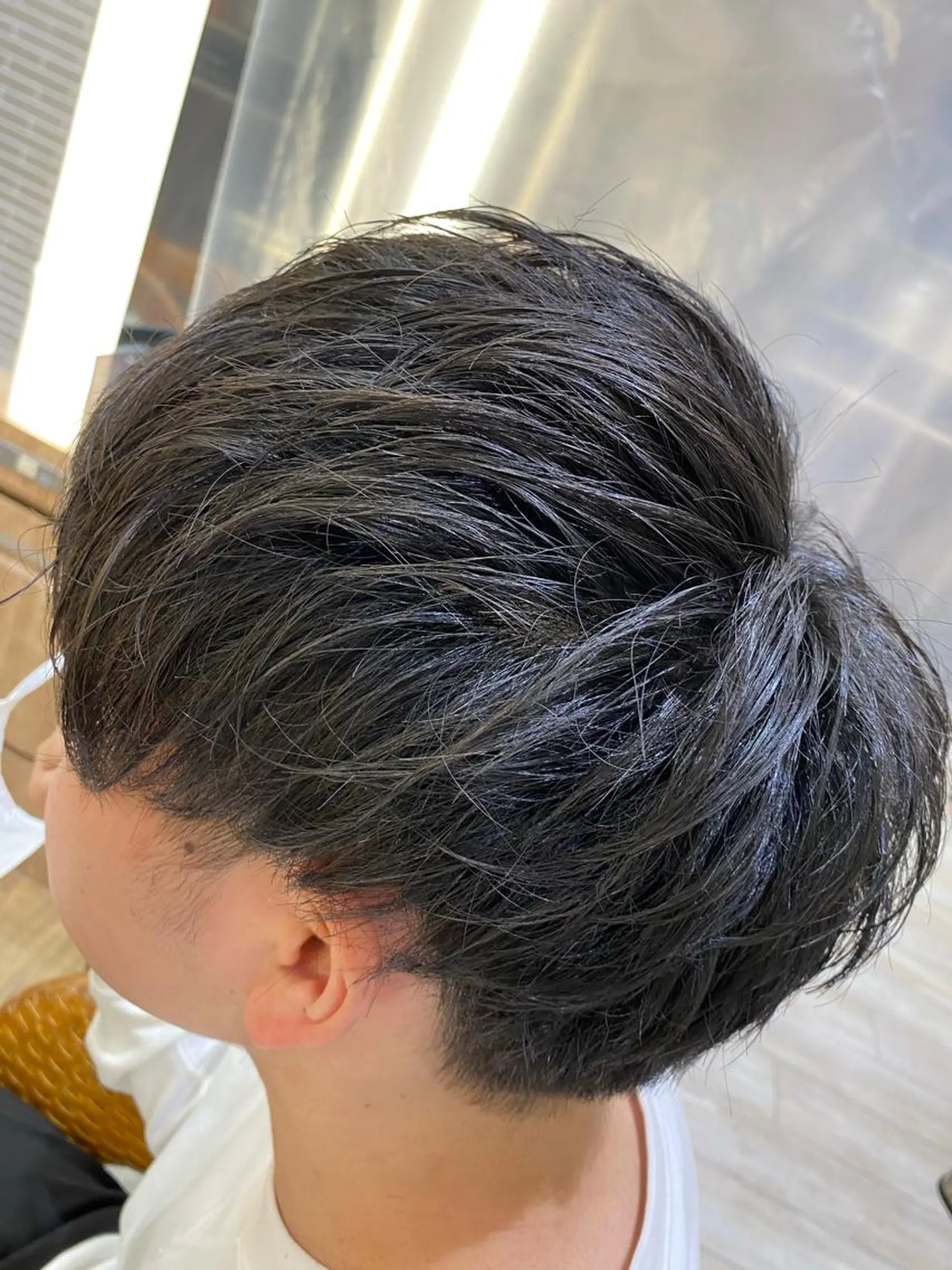 パーマ メンズ メンズパーマ 赤本悠斗波巻きパーマ メンズパーマのヘアスタイル