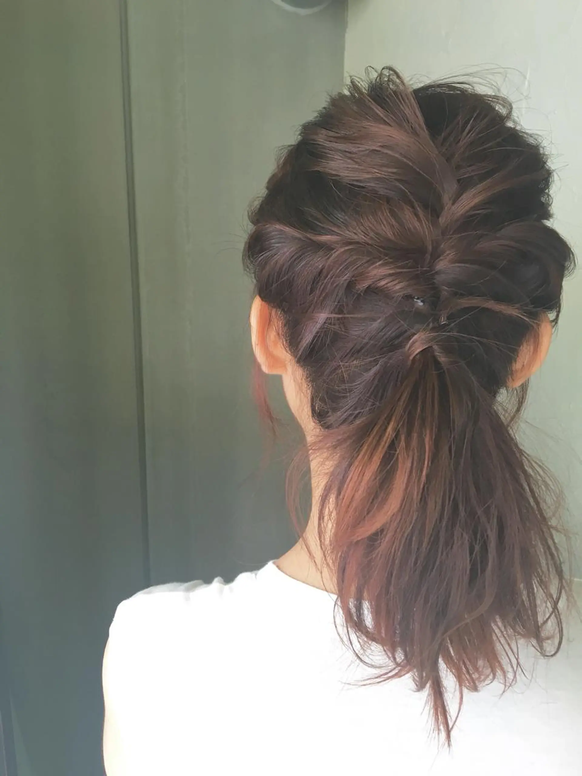 ミディアム ヘアアレンジ 半個室女性salon 🩰Natsumiのヘアスタイル