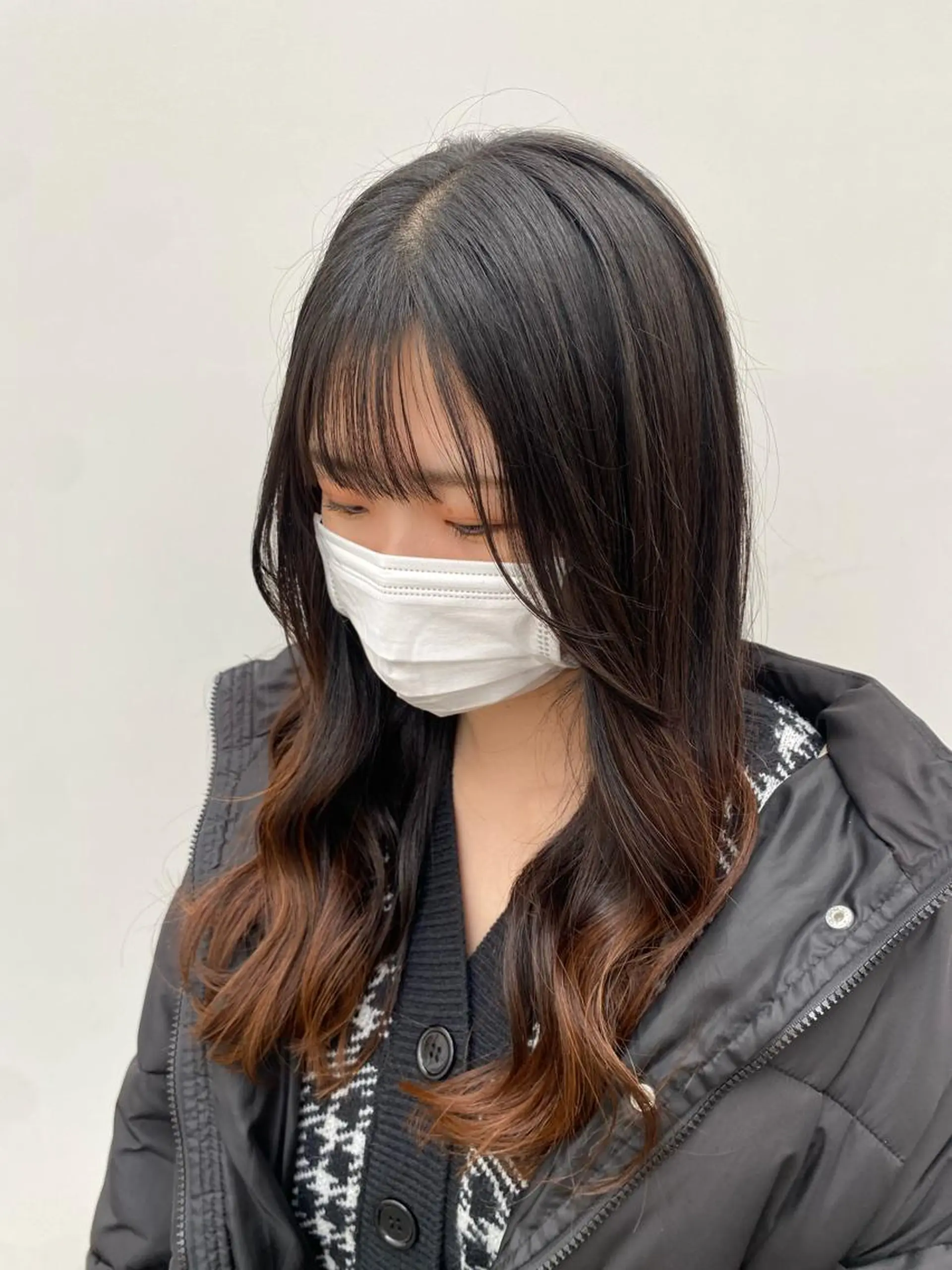 ロング カット トリートメント Rinka/梅田/ 透け感カラー🤎のヘアスタイル