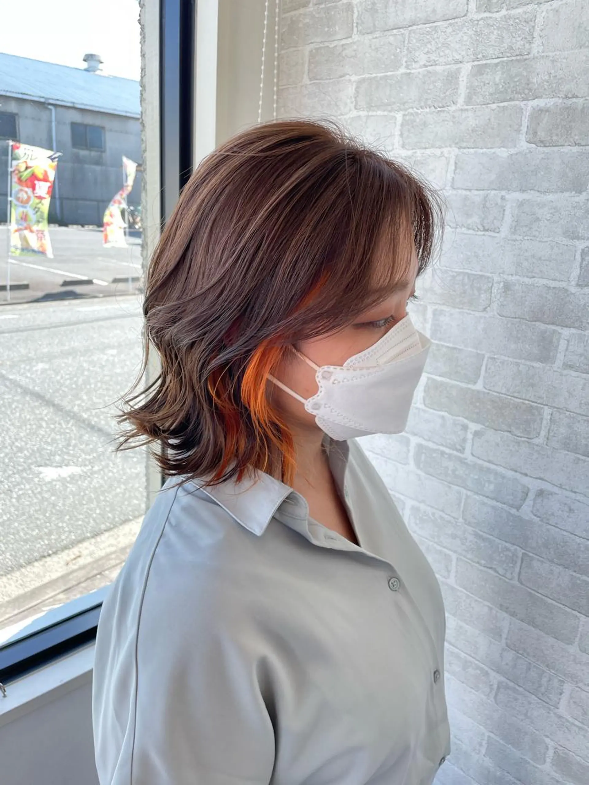 ミディアム カラー Well's TAIGAのヘアスタイル