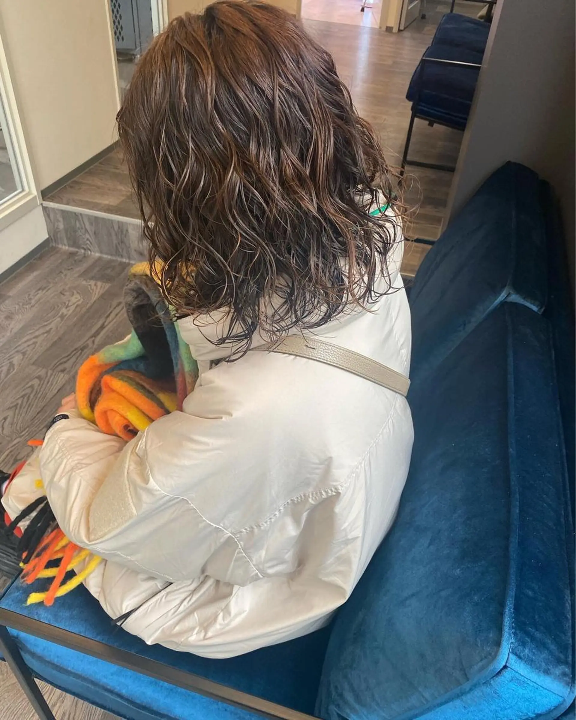 ミディアム パーマ 低ダメージパーマ ケアパーマ/武田明大のヘアスタイル