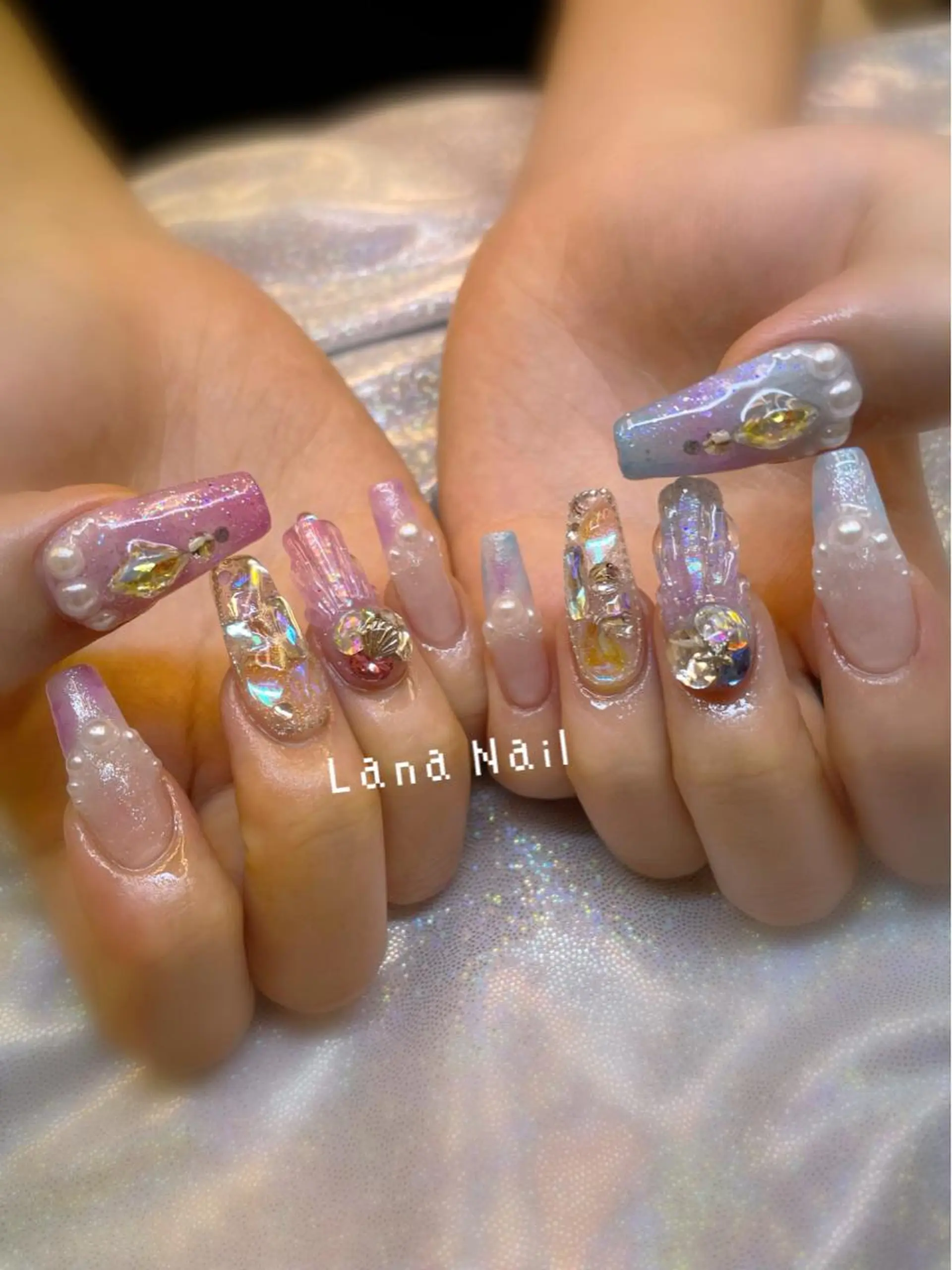 ネイル スカルプネイル Lana Nailのネイルデザイン