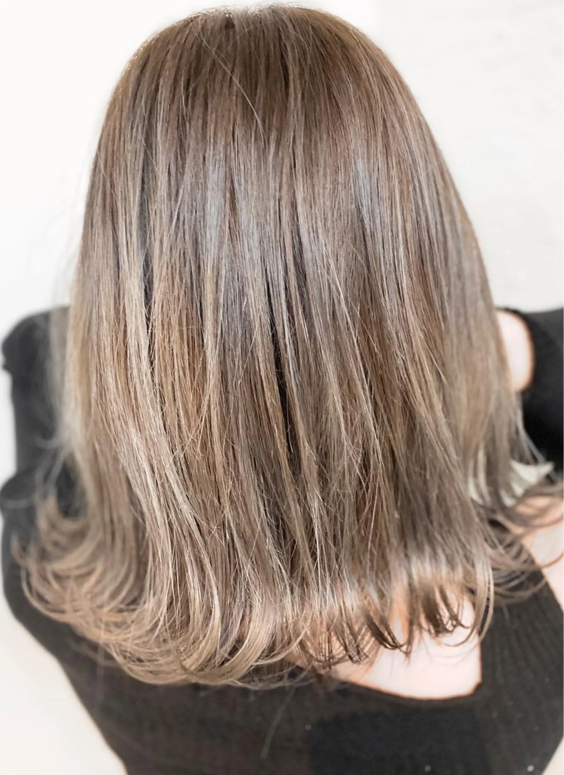 ミディアム カラー アッシュ アッシュグレー アッシュグレージュ グレージュ 最高峰の技術力☆ 樋口健人のヘアスタイル