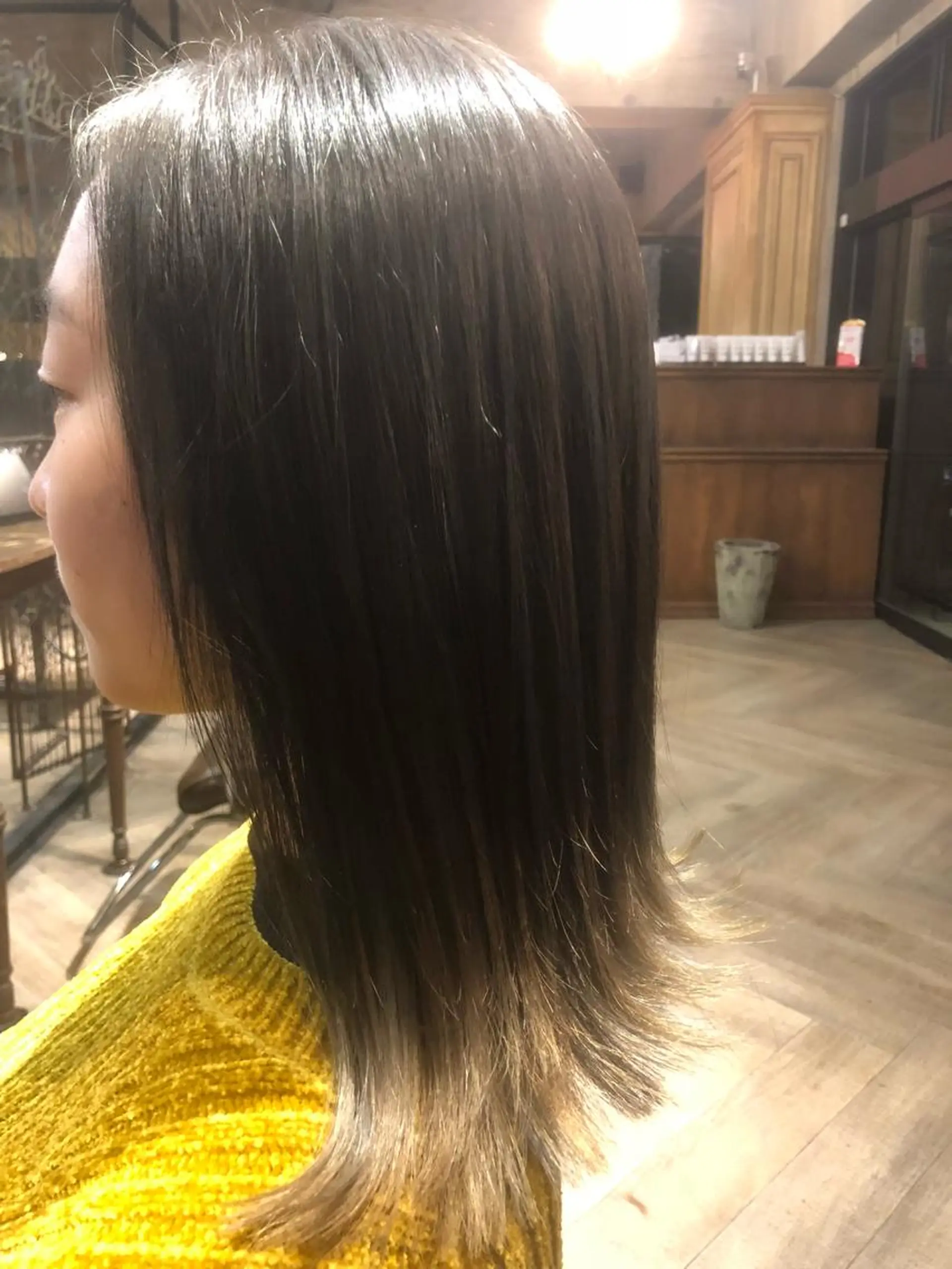 ミディアム カラー 藤木 雅俊のヘアスタイル