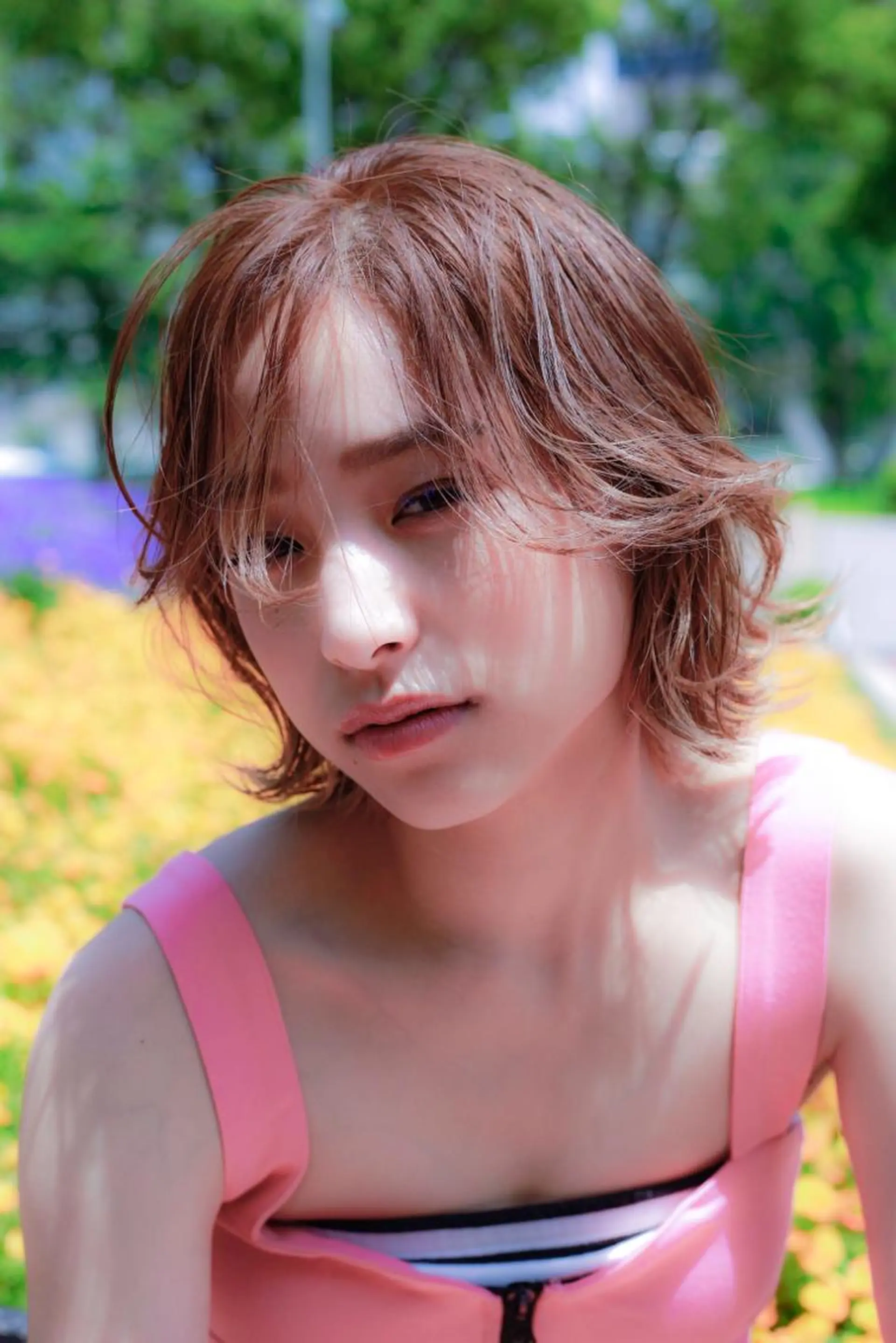 ショート カラー 永田 崇のヘアスタイル