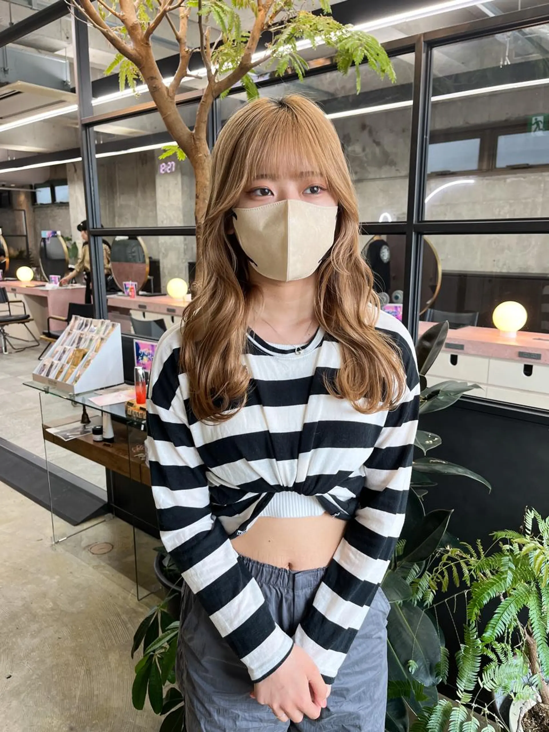 ロング カット ヘアカラー トリートメント 中江 友哉のヘアスタイル