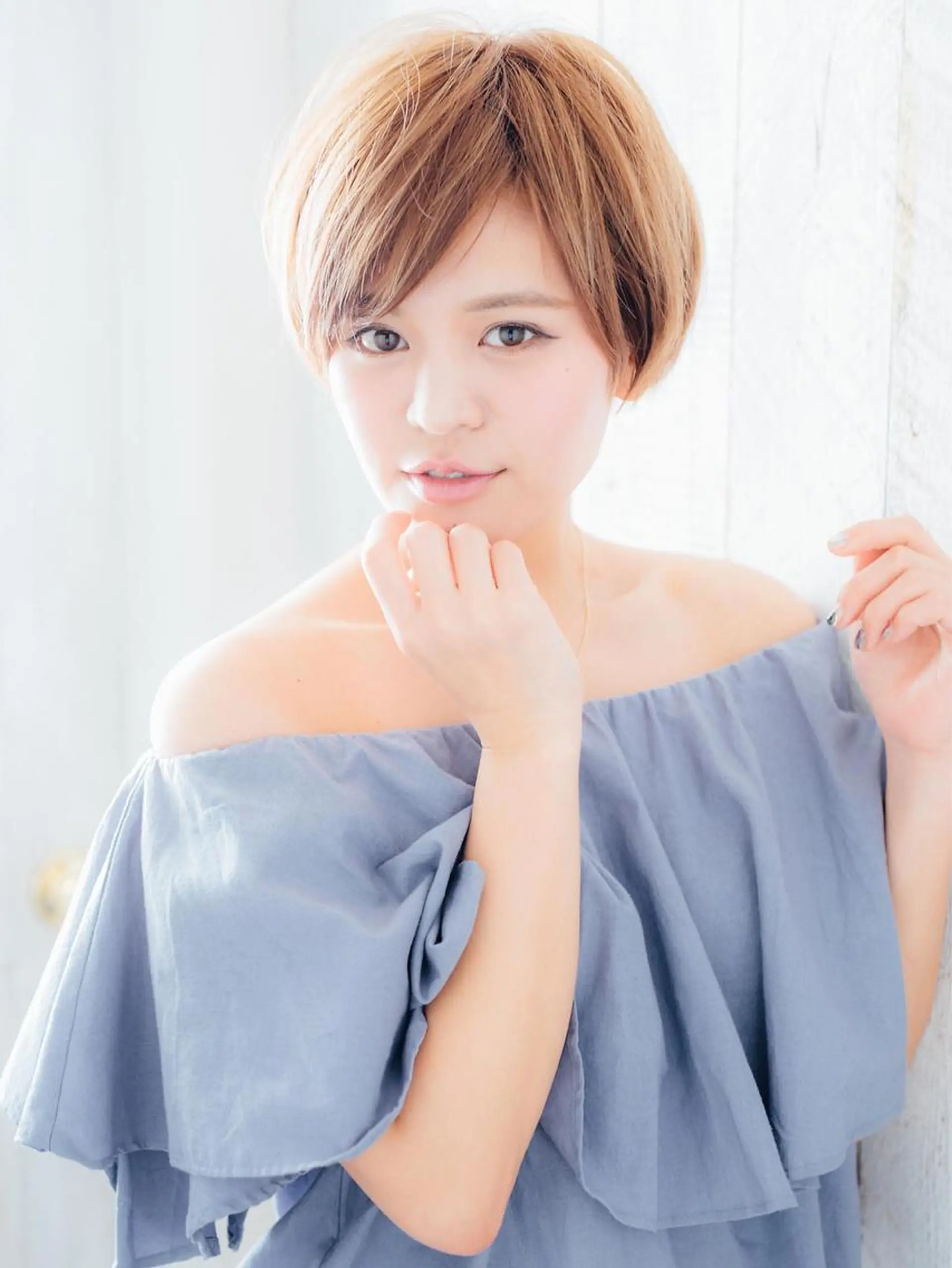 ショート カラー カット ヘアカラー トリートメント FUKUNAGA YUのヘアスタイル