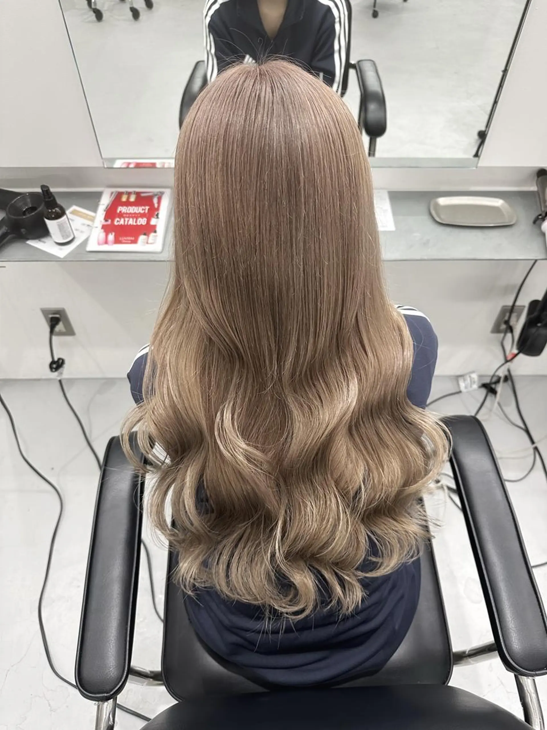 ロング ヘアカラー トリートメント ベージュカラー/ 新潟/万代/なお🎀のヘアスタイル