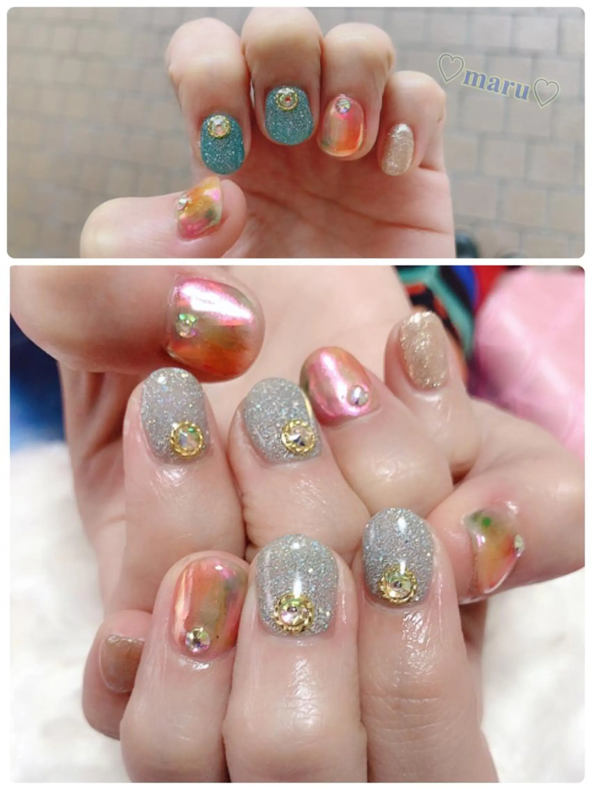 ネイル ジェルネイル ハンドネイル フットネイル まるみ♡7/1〜値上 げ致します(>_<)のその他イメージ