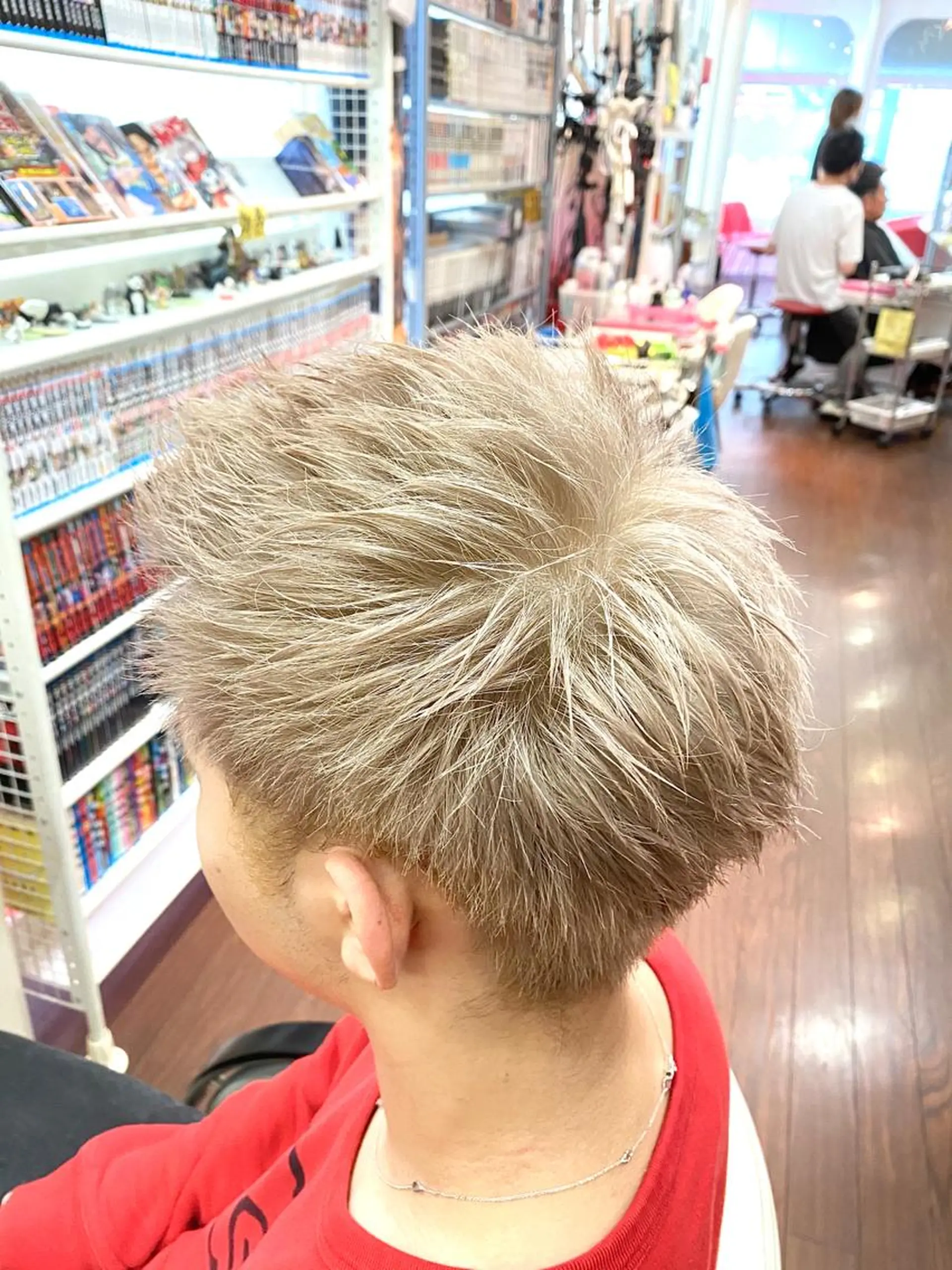 メンズ メンズハイトーン ヘアカラー ゆぴ☾‪/推しカラー /ハイトーンのヘアスタイル