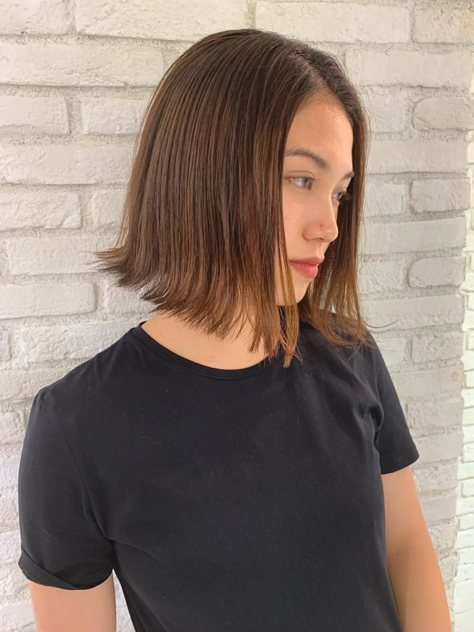 ミディアム カラー パーマ ヘアアレンジ マツエク・マツパ レイヤー＆カラー 人気美容師倉崎涼のヘアスタイル